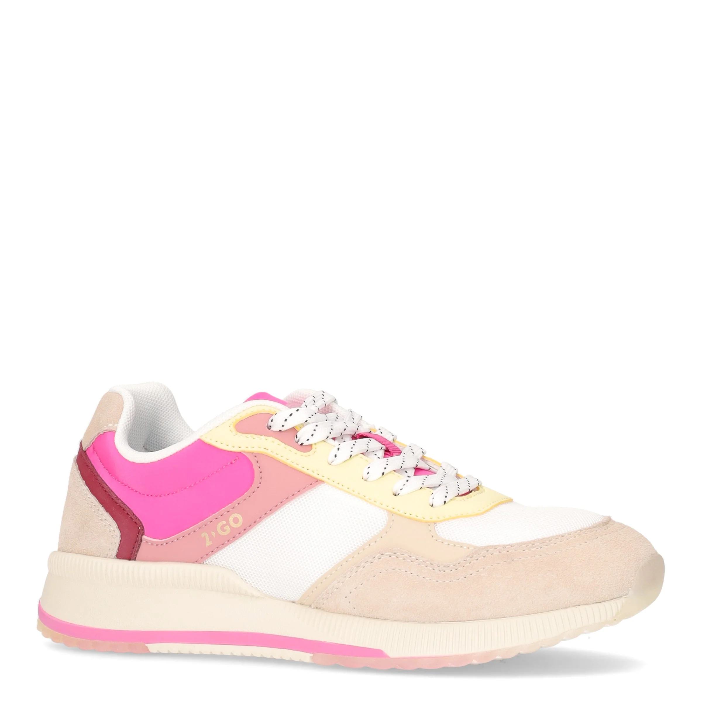 Sneaker beige fuxia - Image 2