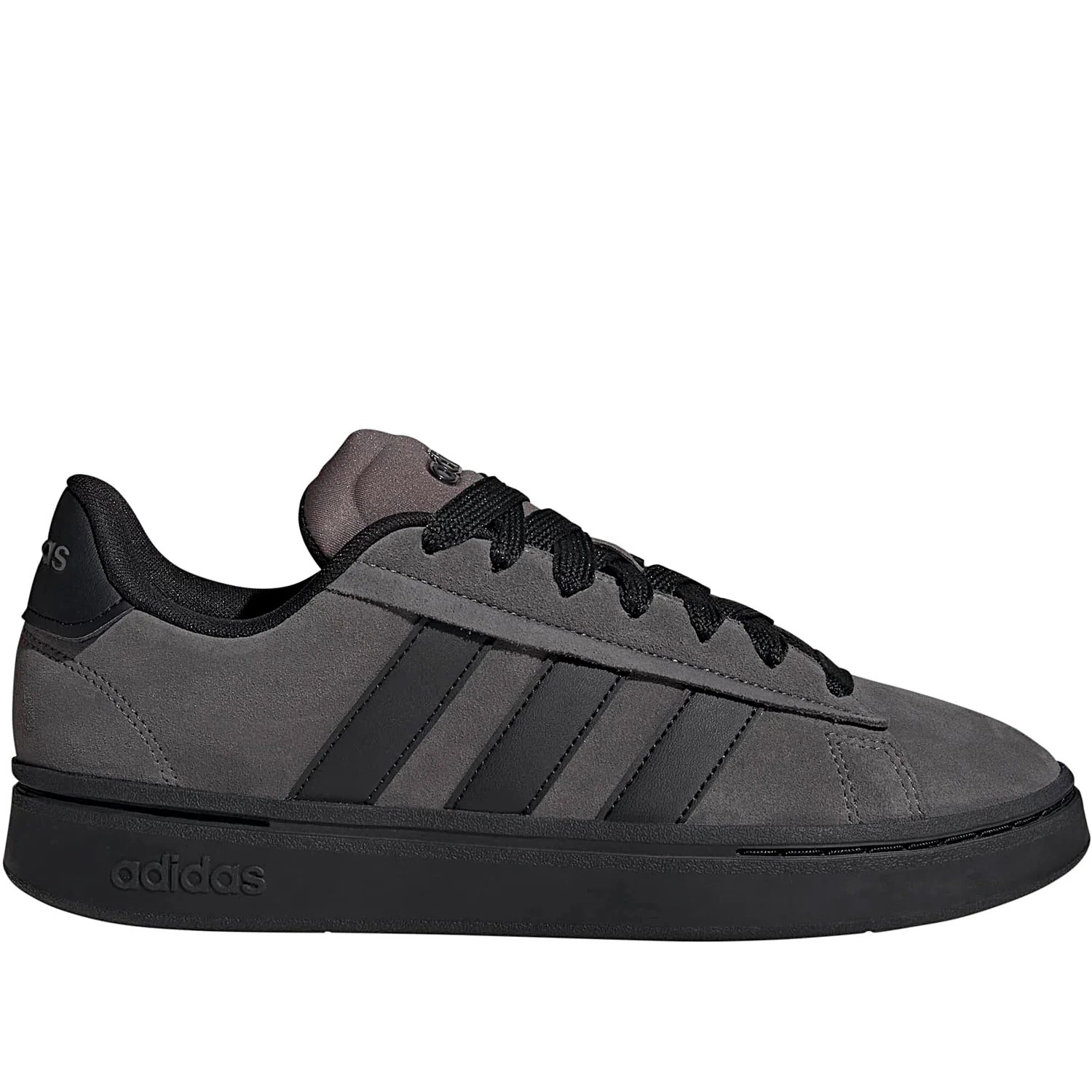 Grand Court Alpha 00s sneaker in pelle ed ecopelle grigio nero