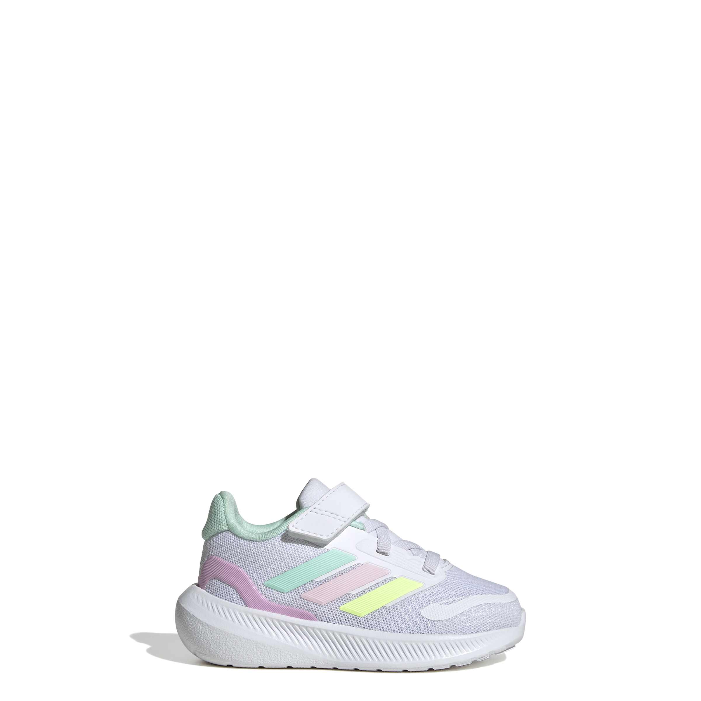 Run Falcon 5 sneaker bambia in tessuto bianco rosa