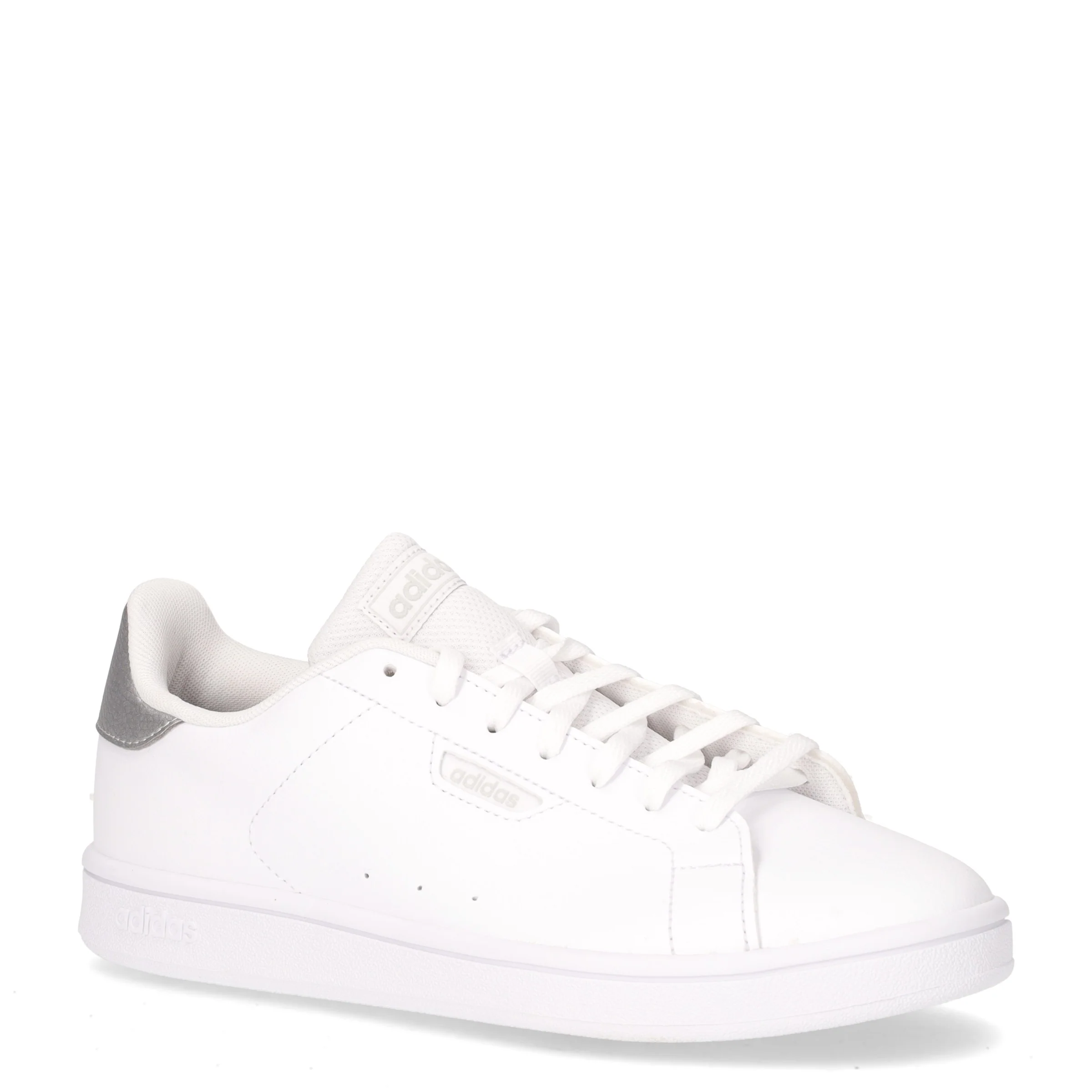 Urban court sneaker in ecopelle bianco argento - Image 2