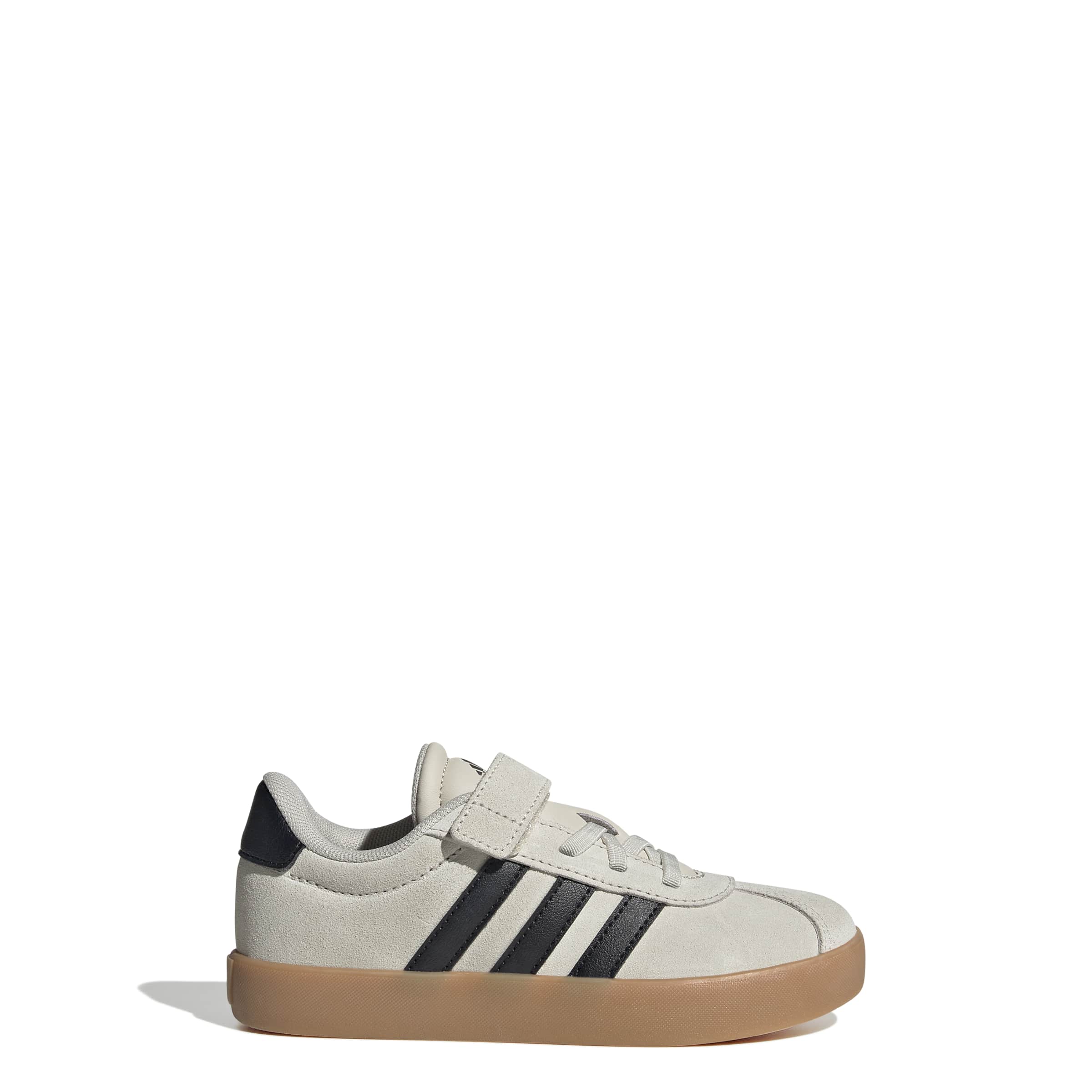 Vl Court 3.0 sneaker bambino in pelle beige nero