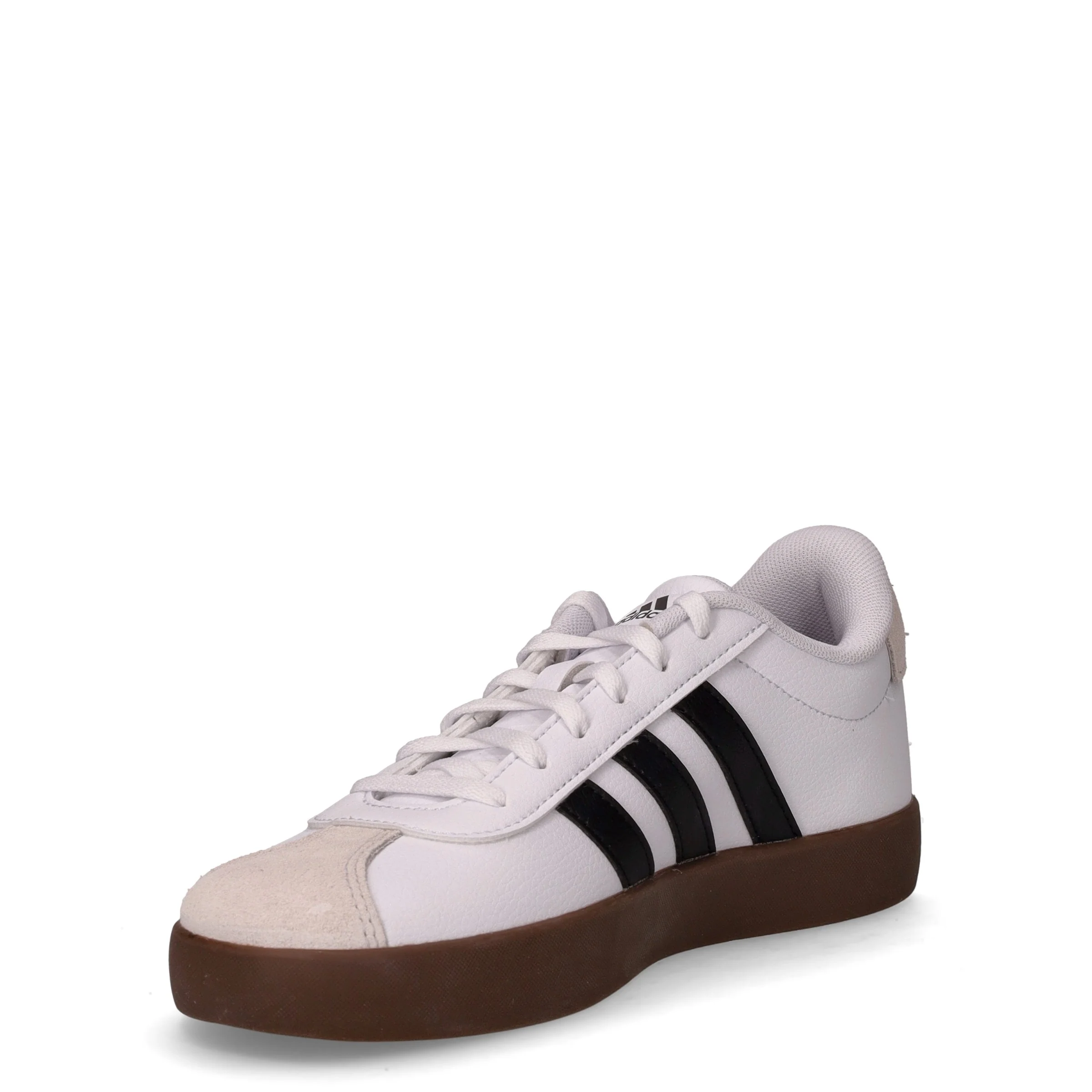 Vl Court 3.0 sneaker in ecopelle ragazzo bianco nero - Image 3