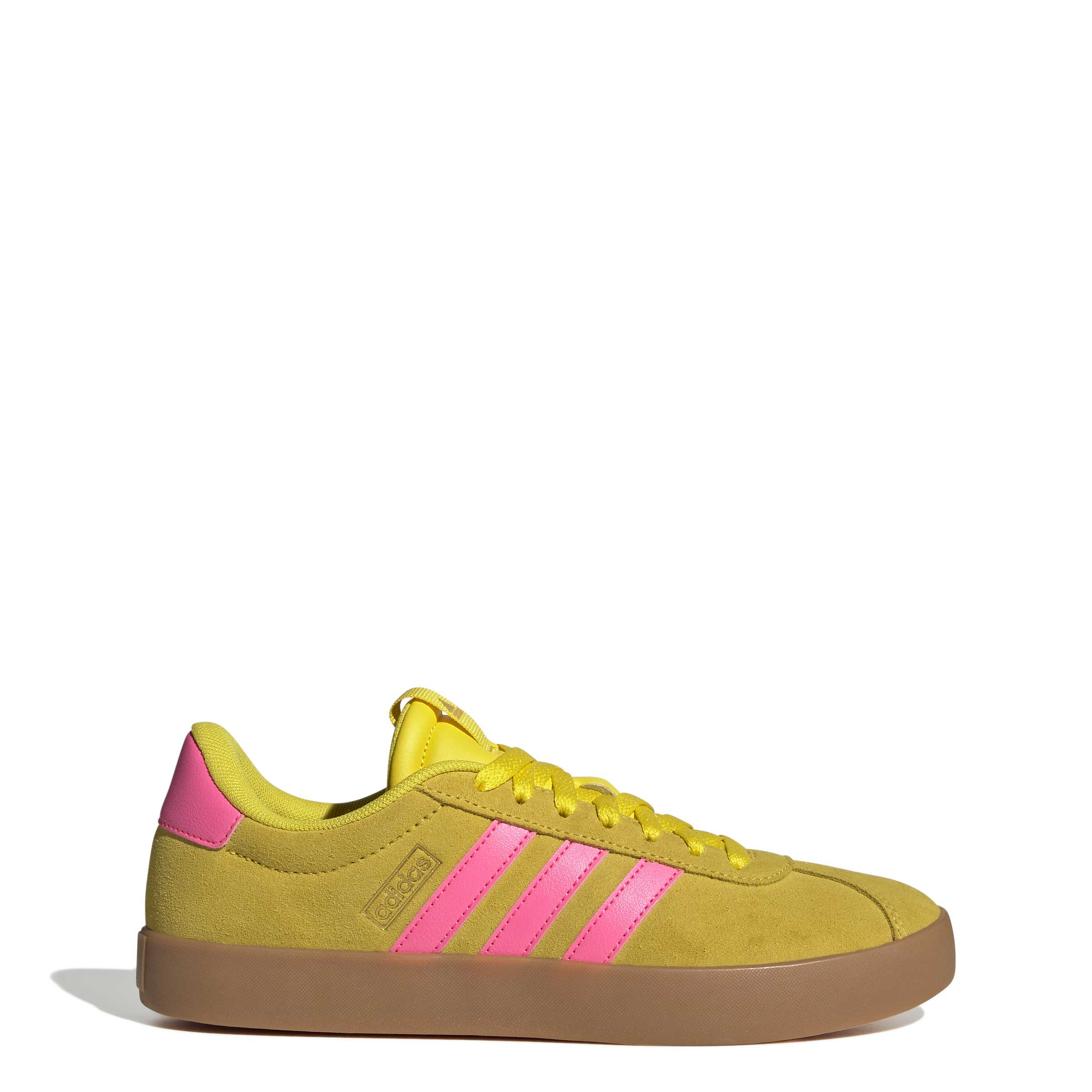 Vl Court 3.0 sneaker in pelle giallo fuxia