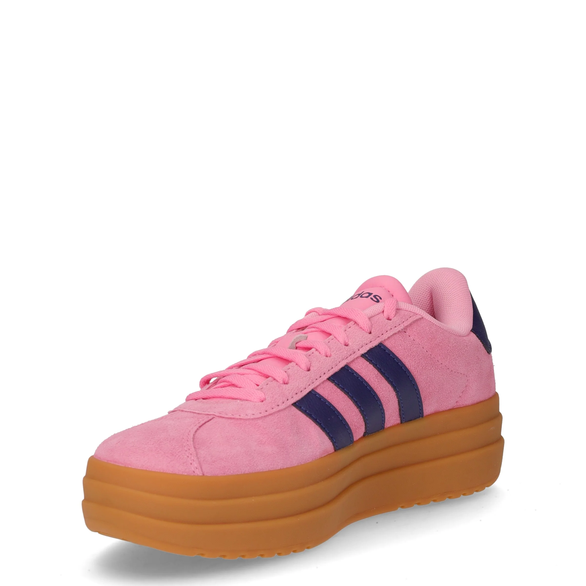 Vl court bold sneaker in ecopelle scamosciata rosa blu - Image 3