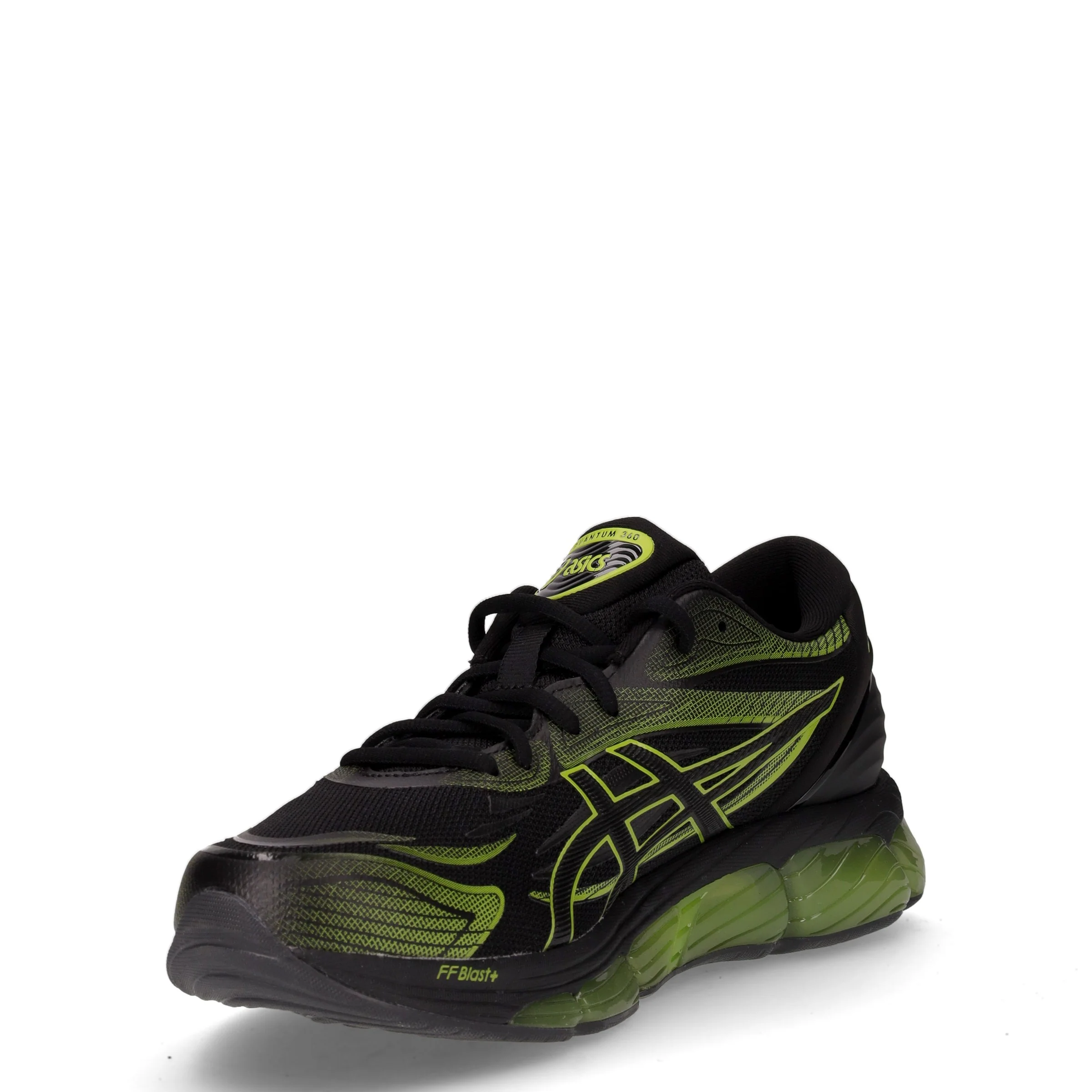 Gel Quantum 360 VIII sneaker in tessuto ed ecopelle nero verde - Image 3