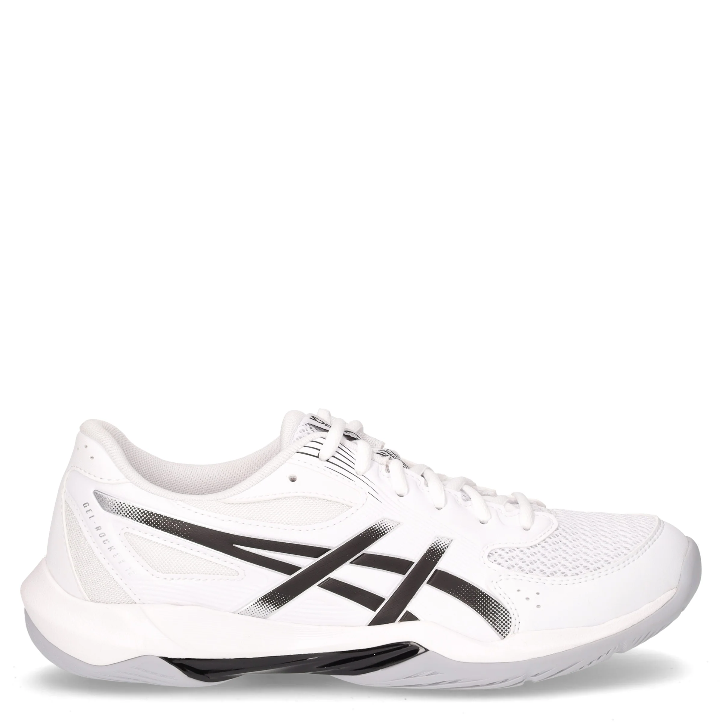 Gel-Rocket 12 scarpa da pallavolo in mesh ed ecopelle bianco argento