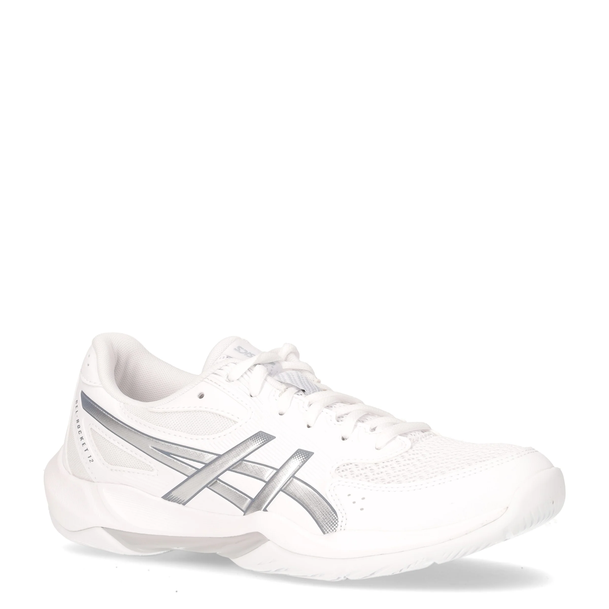 Gel-Rocket 12 scarpa da pallavolo in mesh ed ecopelle bianco argento - Image 2
