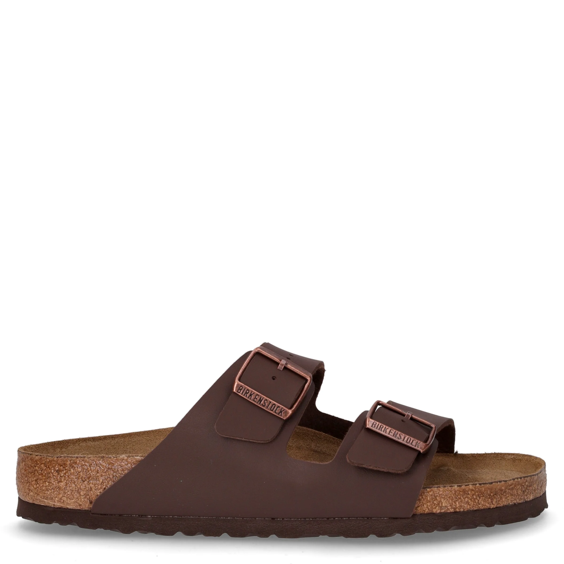Arizona ciabatta in pelle marrone scuro