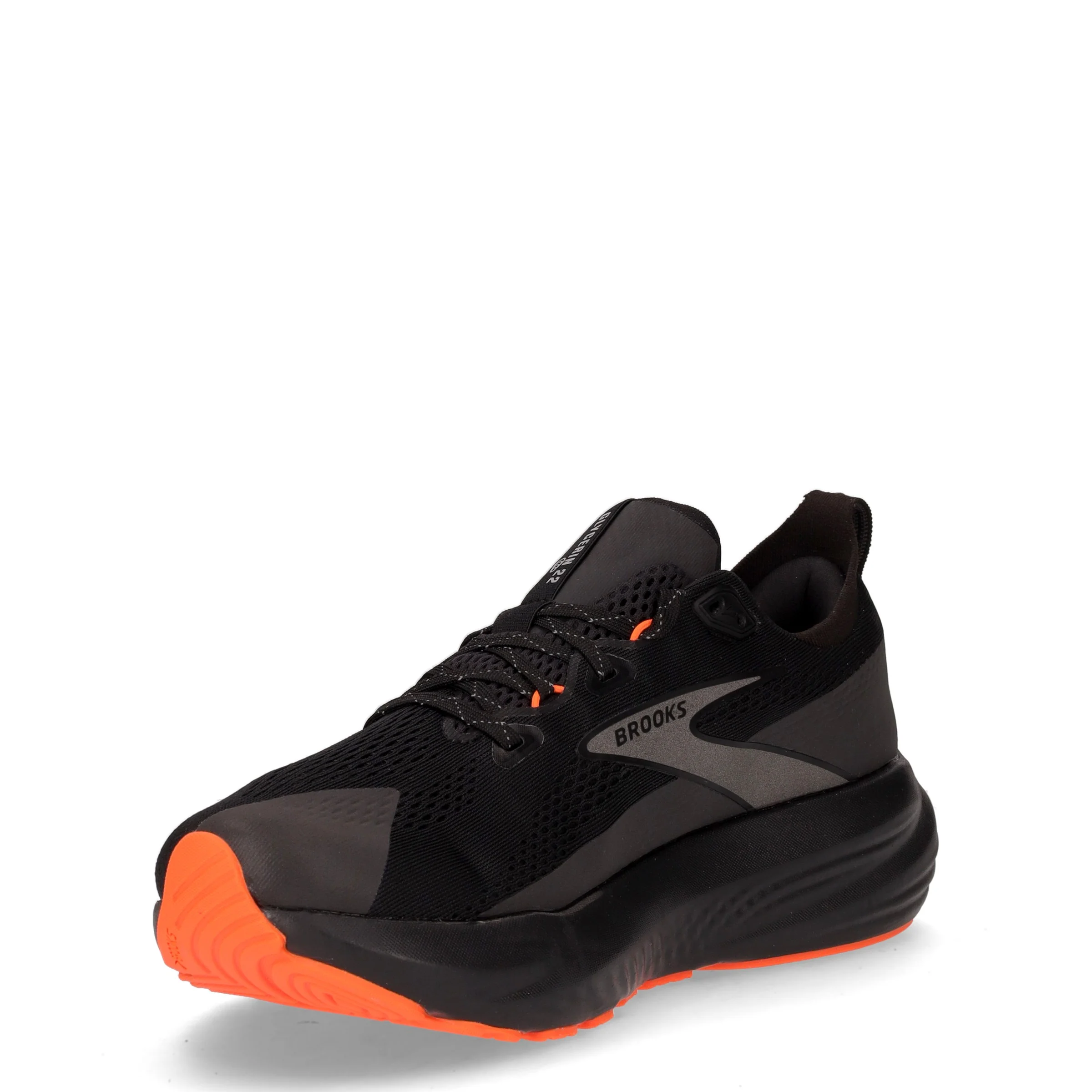 Glycerin 22 scarpa da running in tessuto nero arancio - Image 3