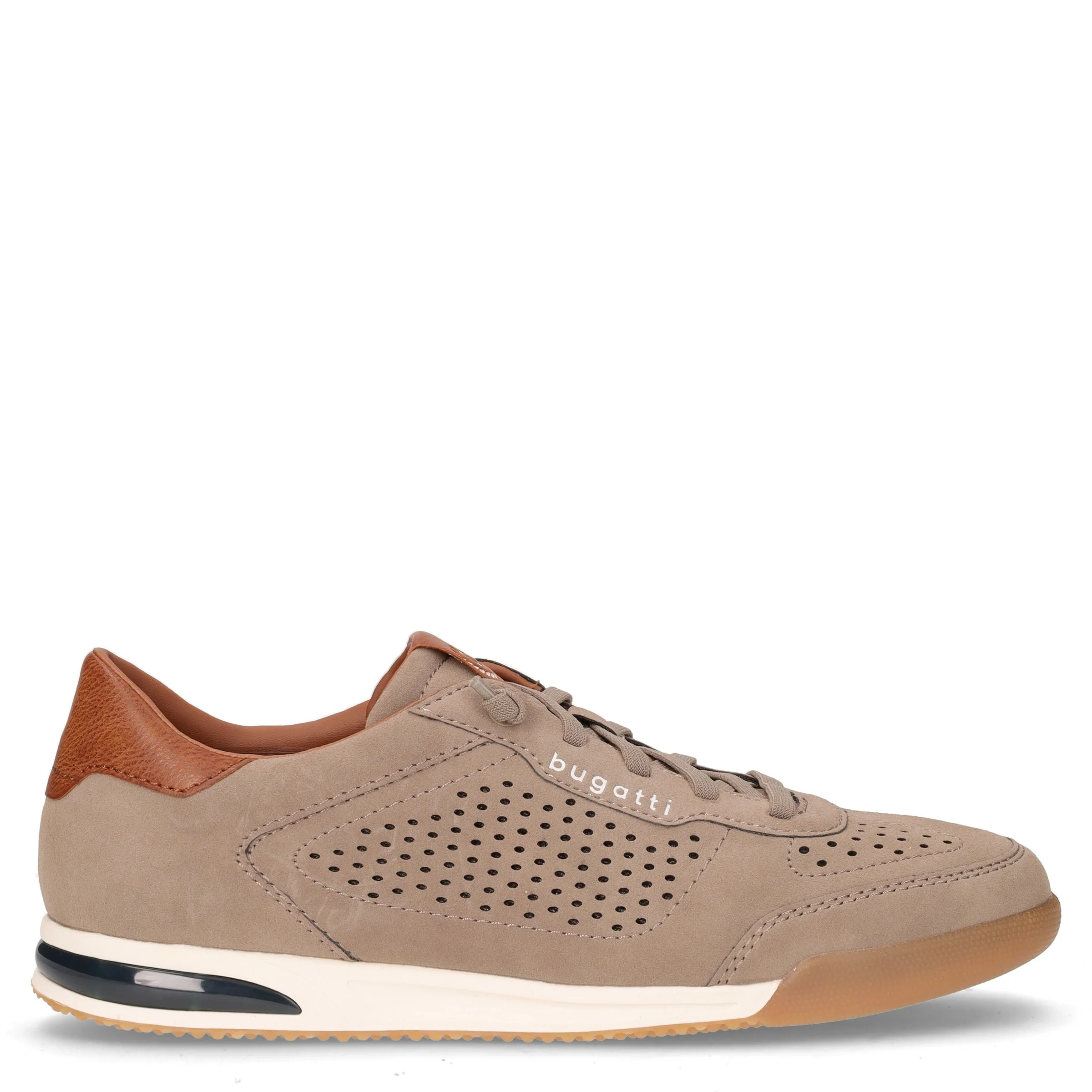Sneaker in ecopelle taupe