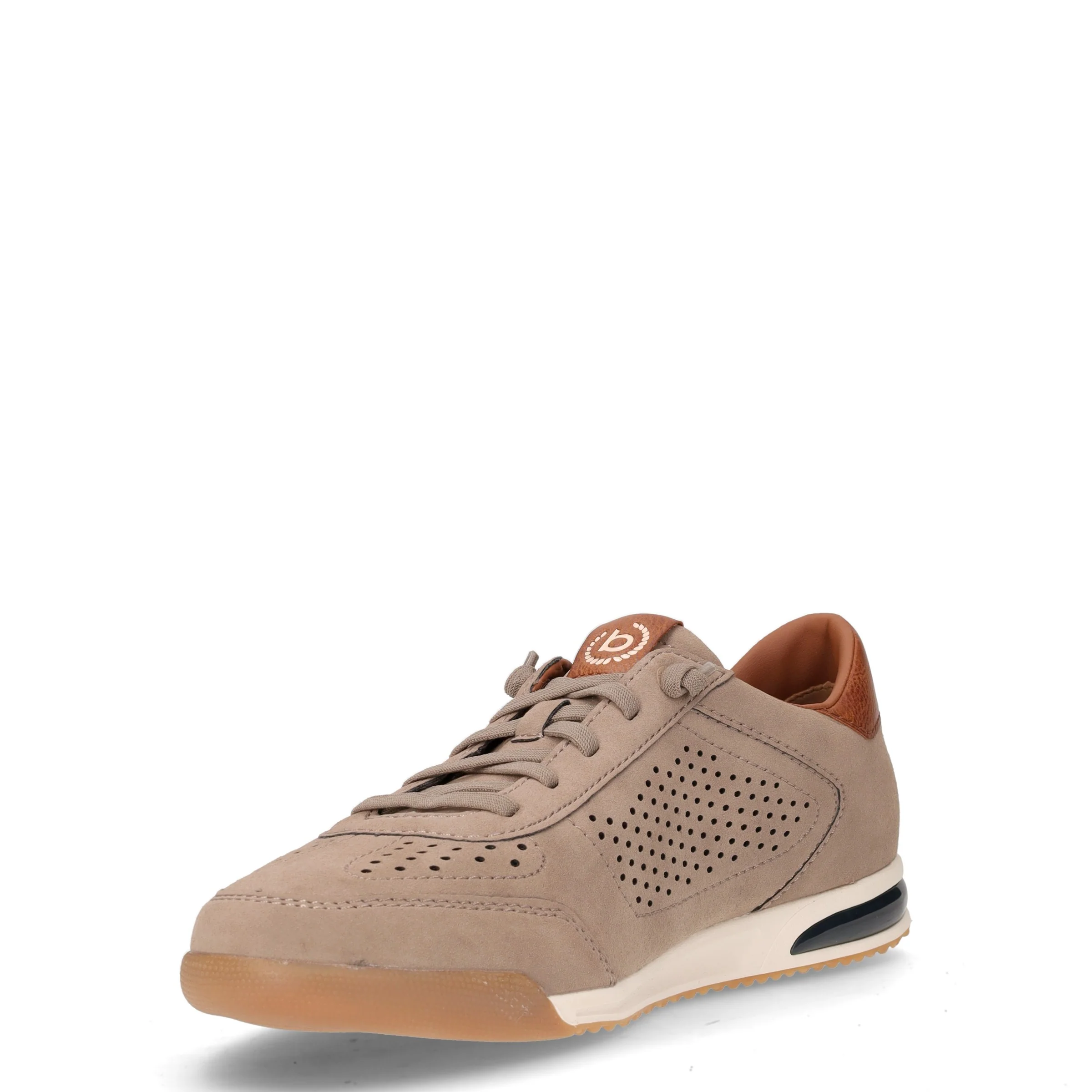 Sneaker in ecopelle taupe - Image 3