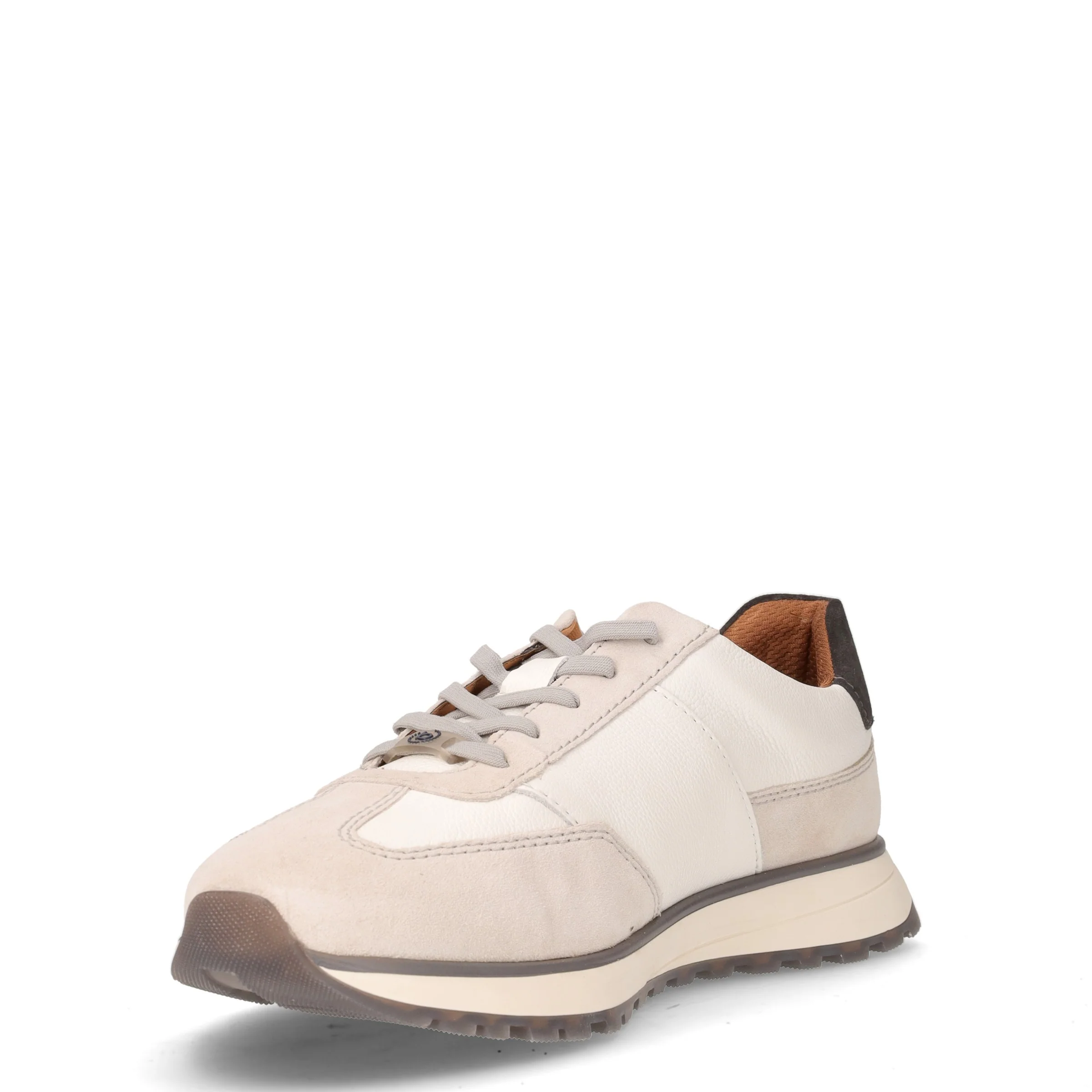 Sneaker in pelle grigio chiaro bianco - Image 3