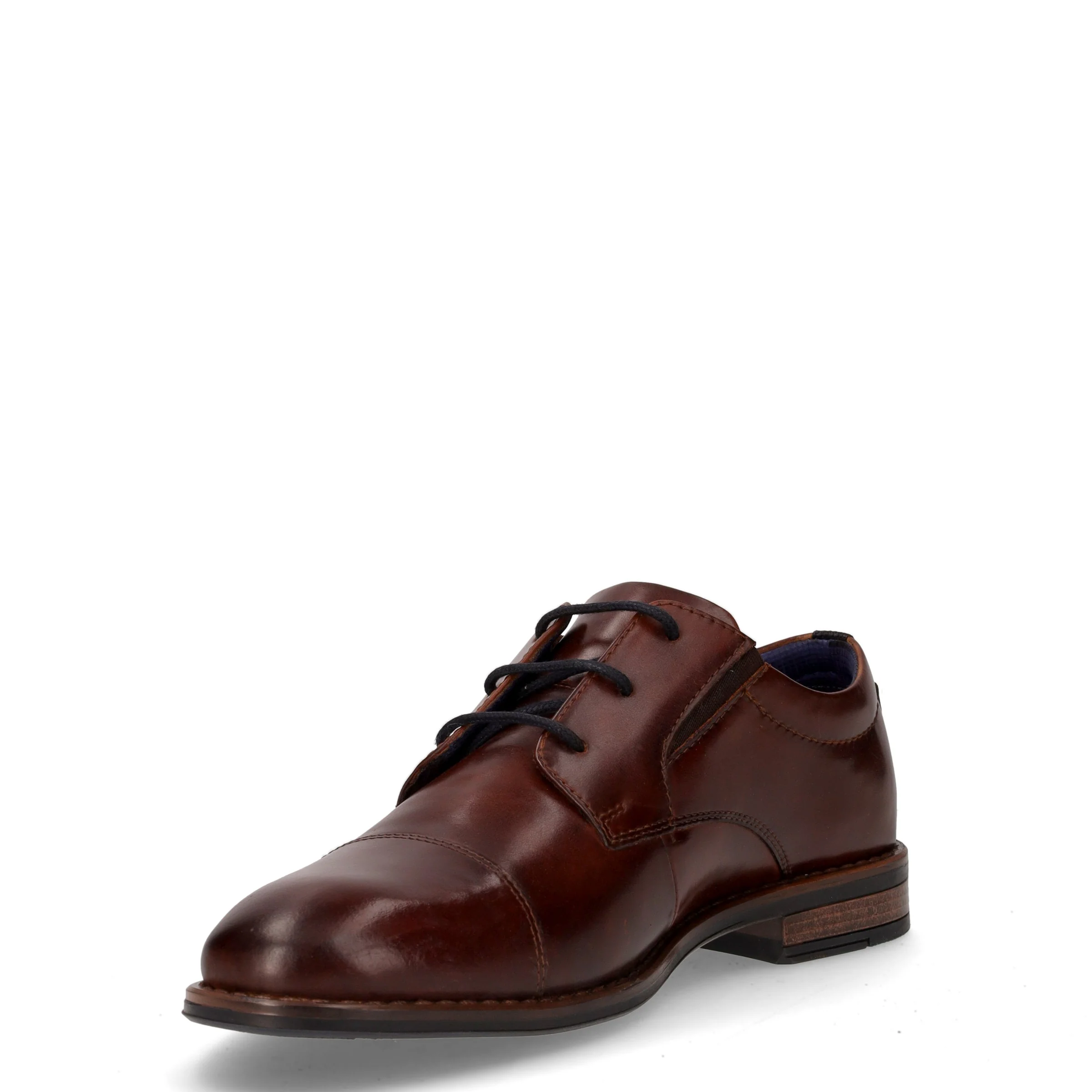 Stringata in pelle cognac - Image 3