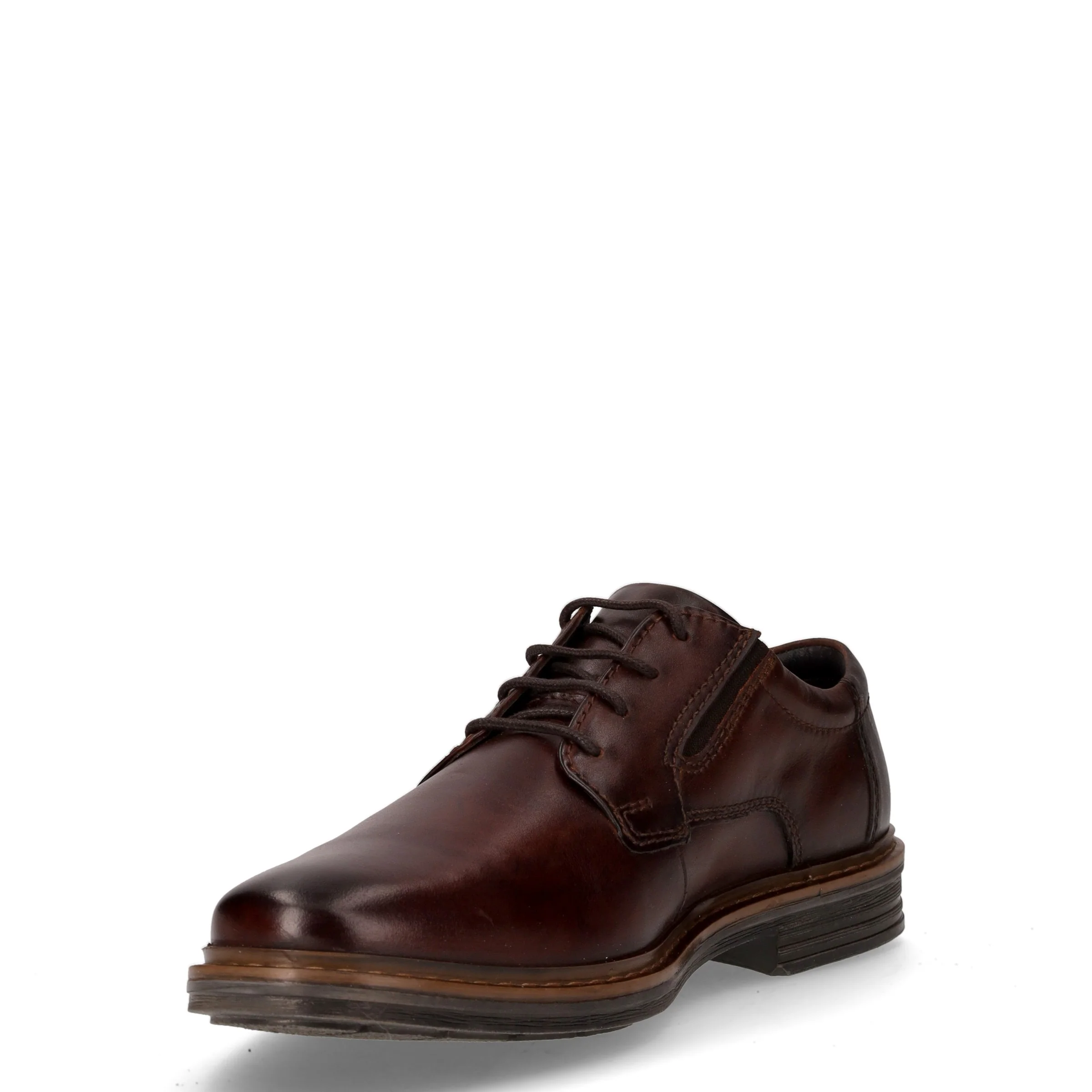 Stringata in pelle marrone - Image 3