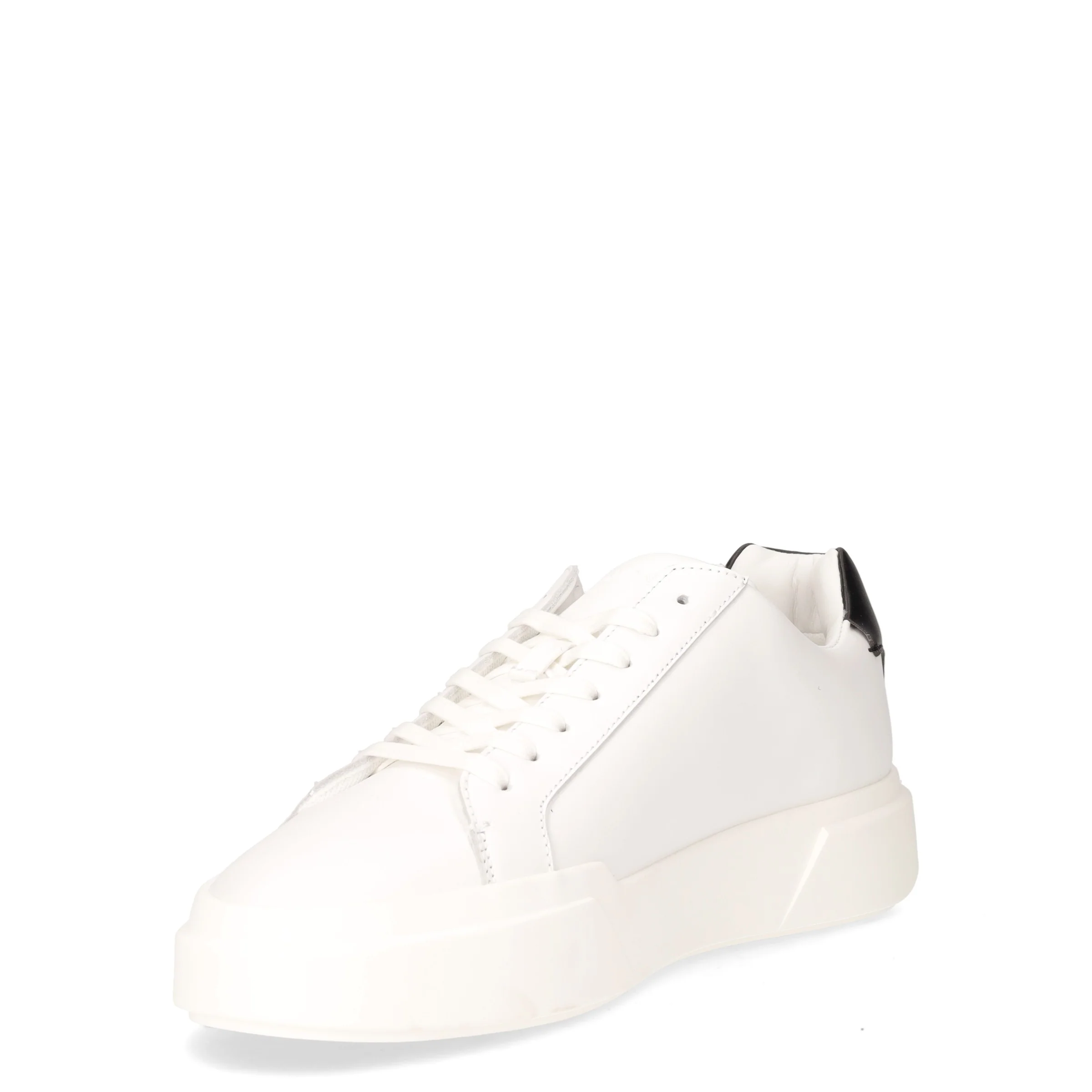 Chunky Cupsole sneaker in pelle bianco blu - Image 3