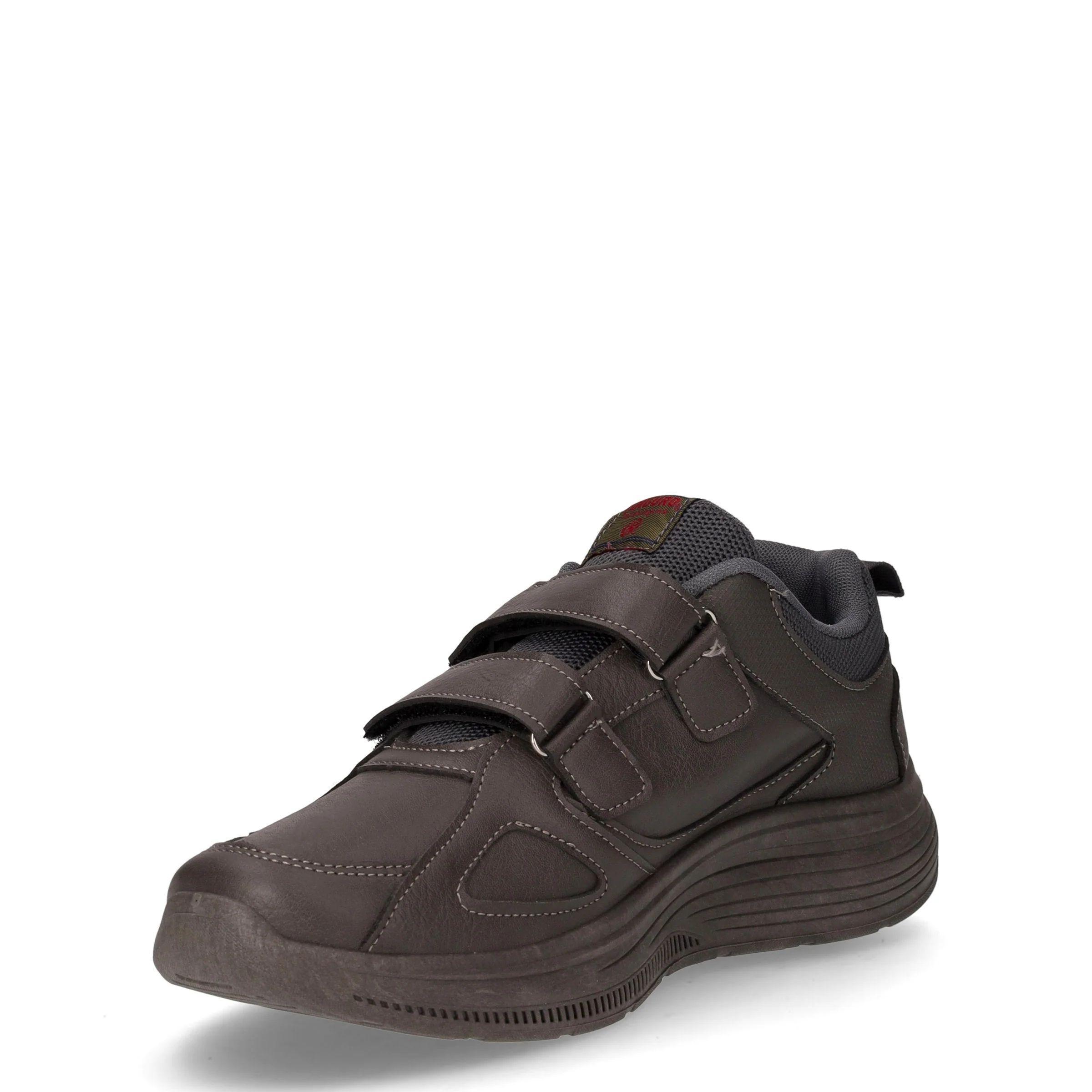 Sneaker in ecopelle con strappi grigio - Image 3