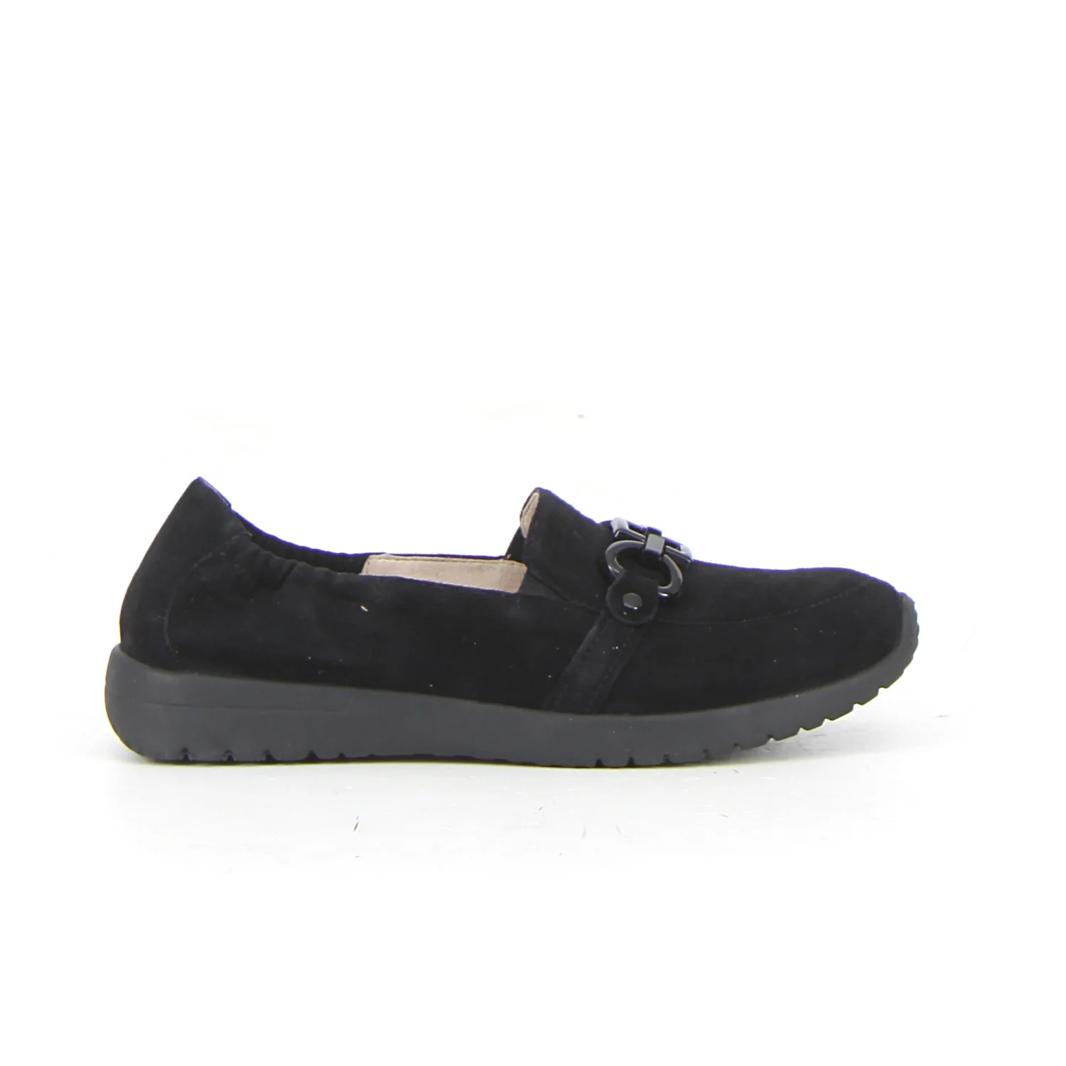 Mocassino con staffa nero