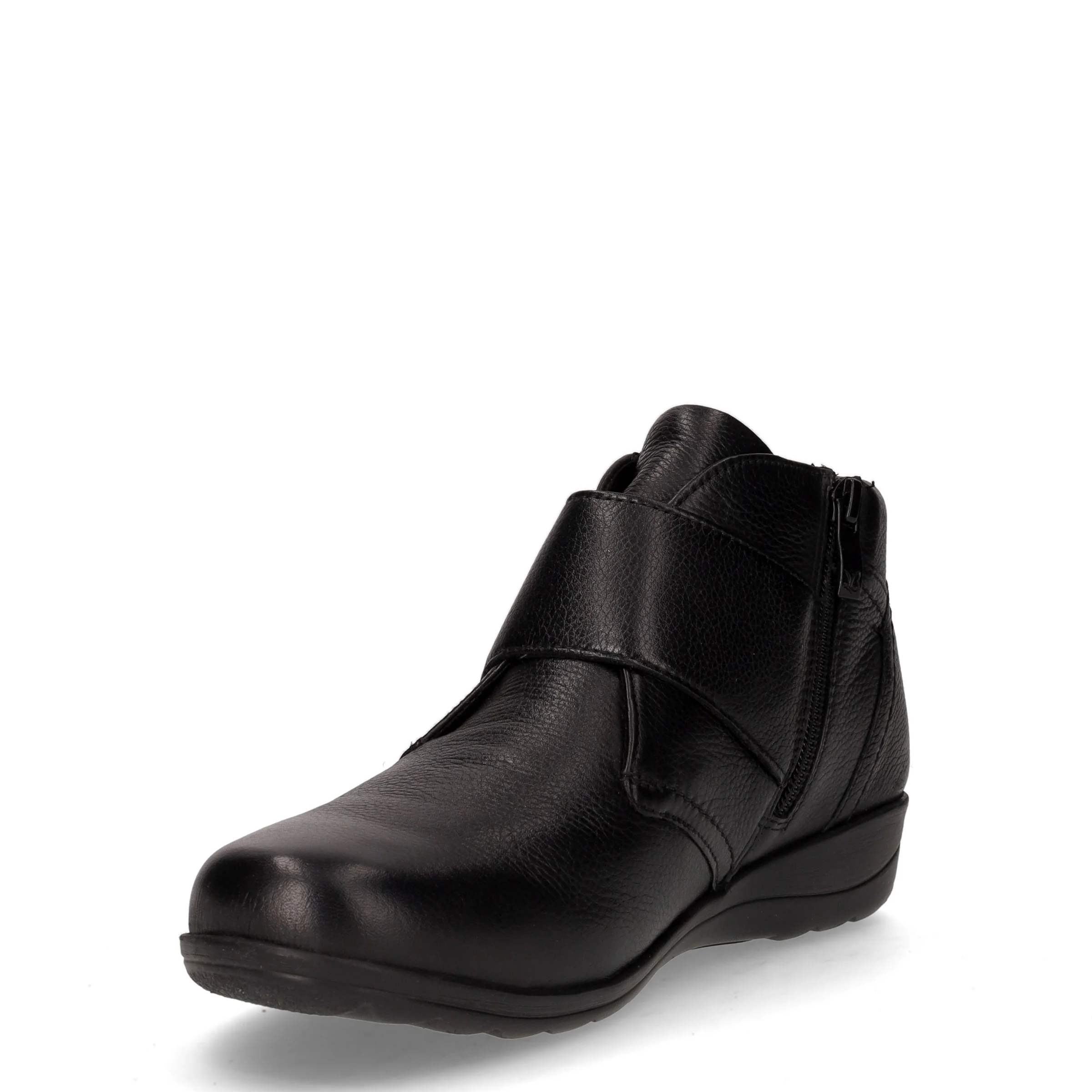 Scarpa chiusa in pelle con strappo nero - Image 3