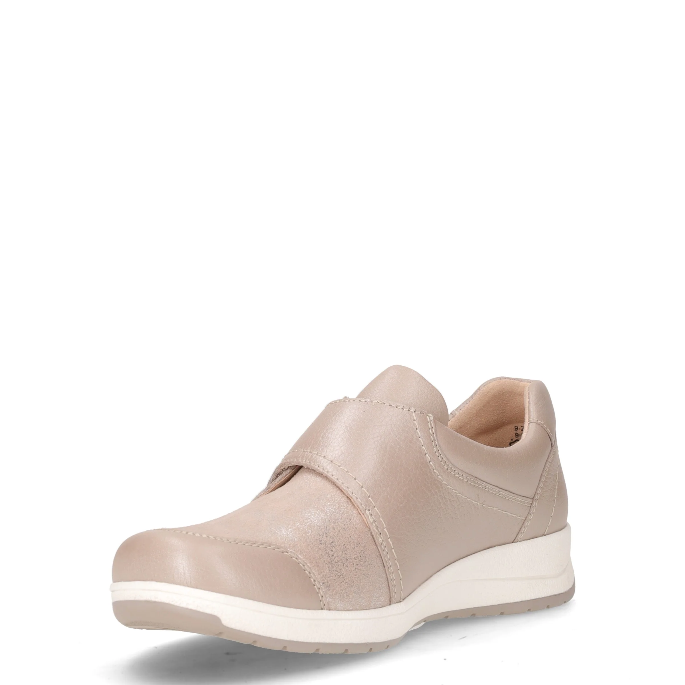 Scarpa chiusa in pelle con strappo taupe - Image 3