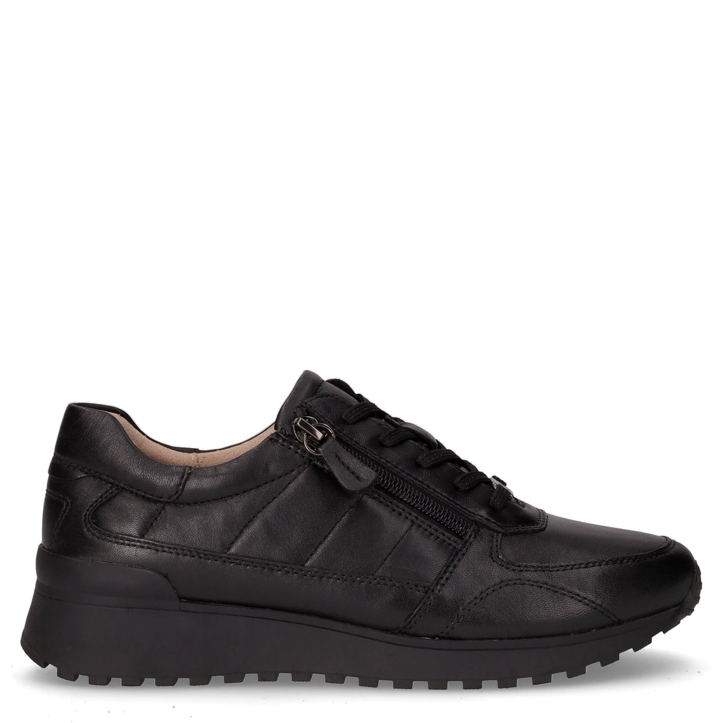 Sneaker con zip nero