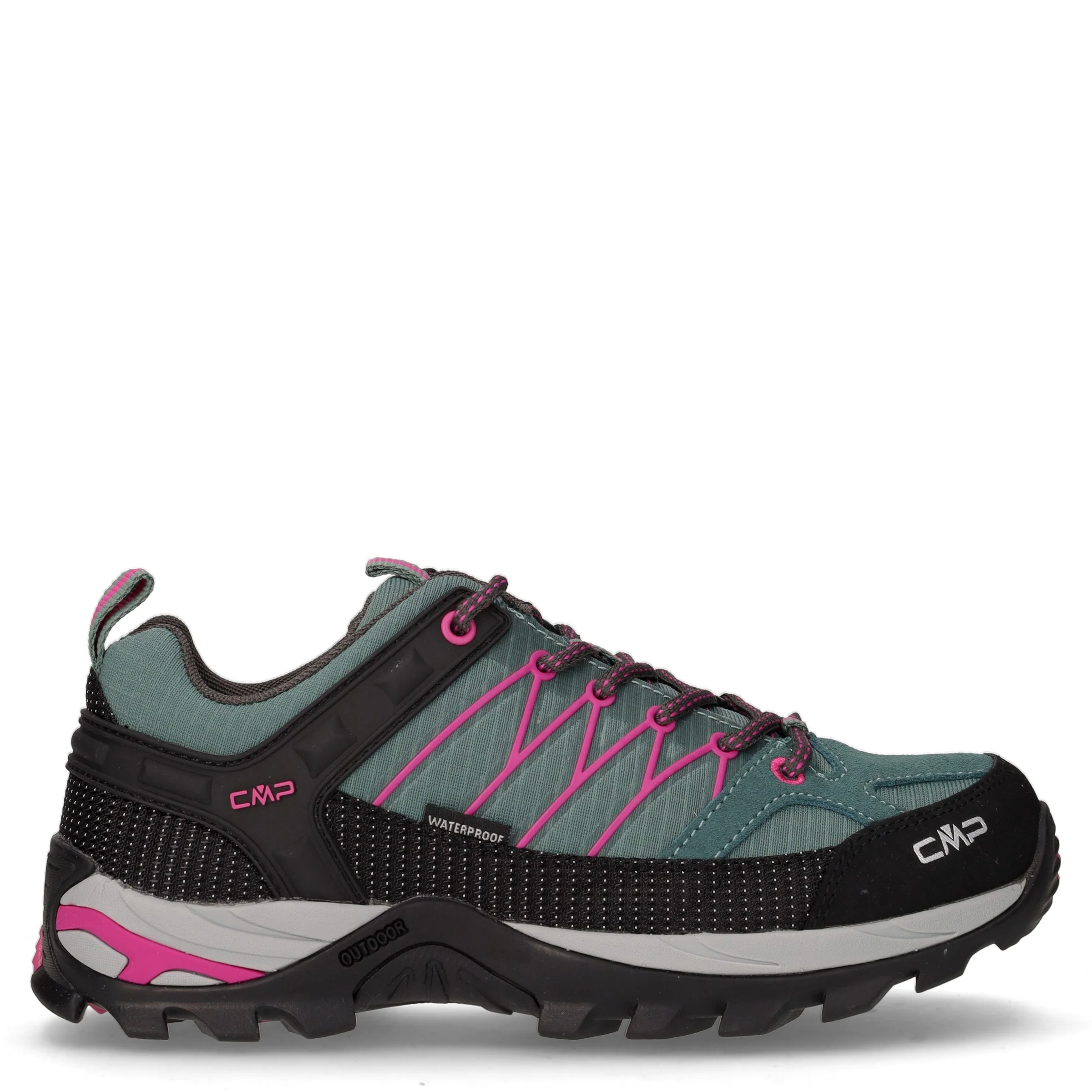 Rigel Low scarpa da trekking in pelle e tessuto verde