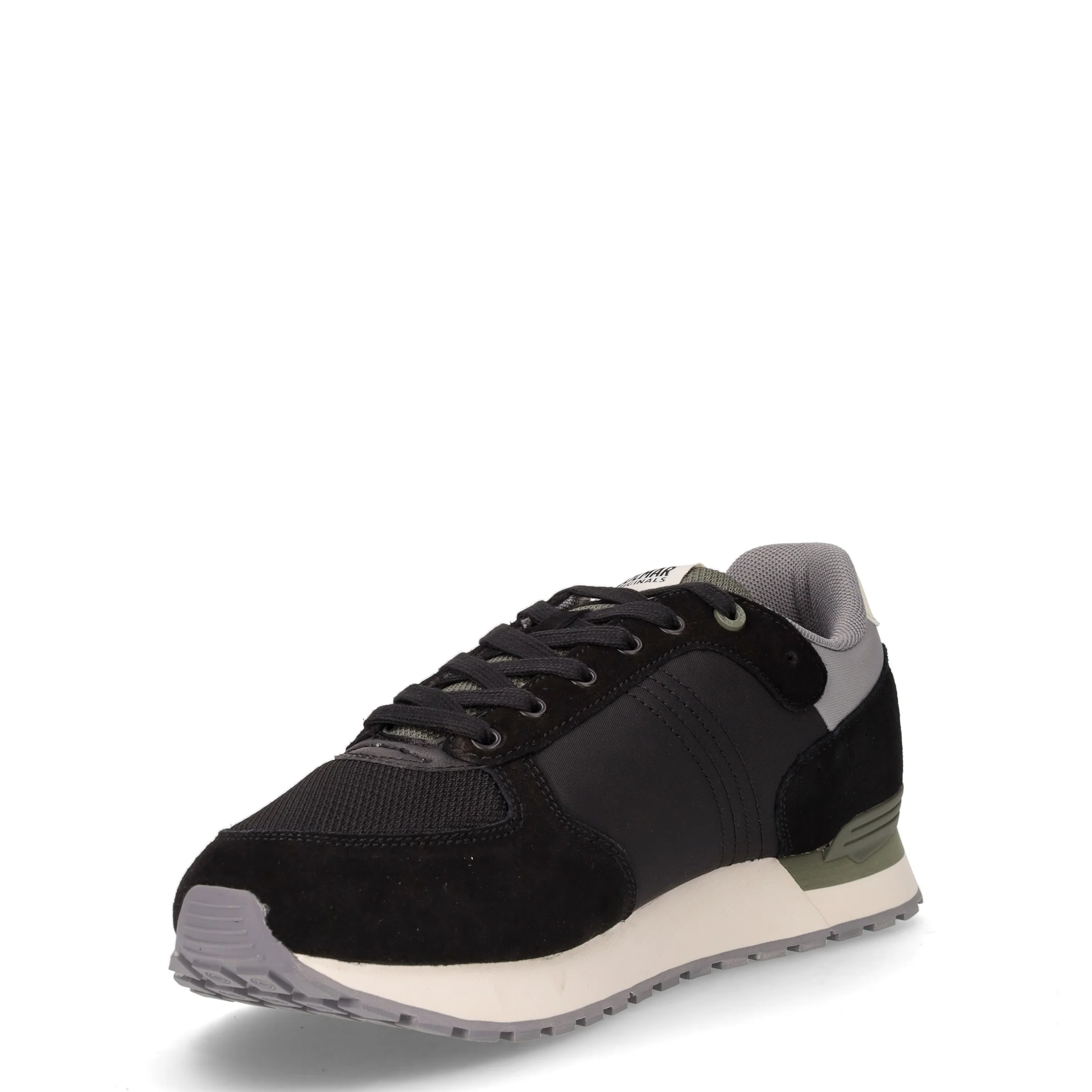 Travis Authentic sneaker in pelle e tessuto nero - Image 3