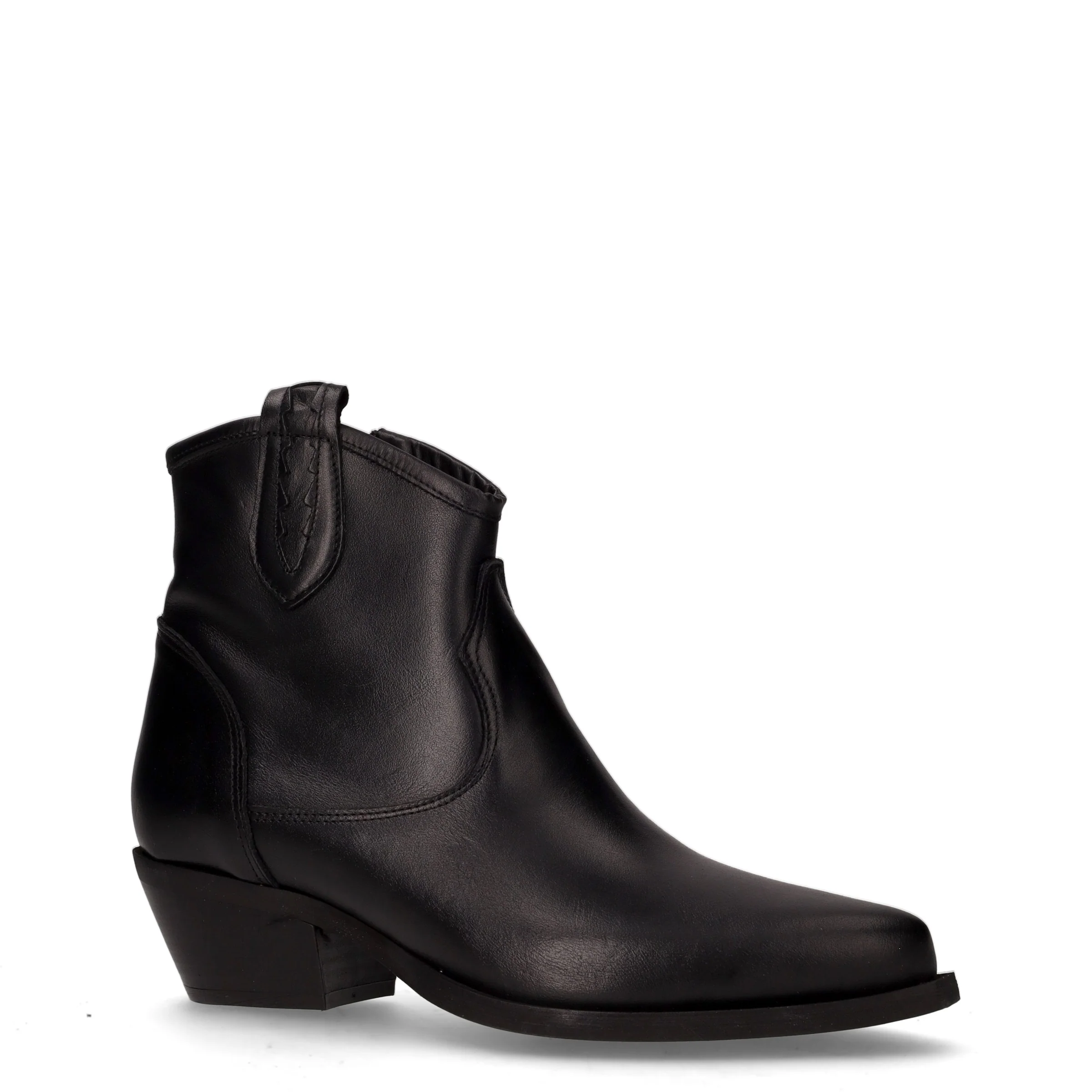 Stivaletto camperos in pelle nero - Image 2