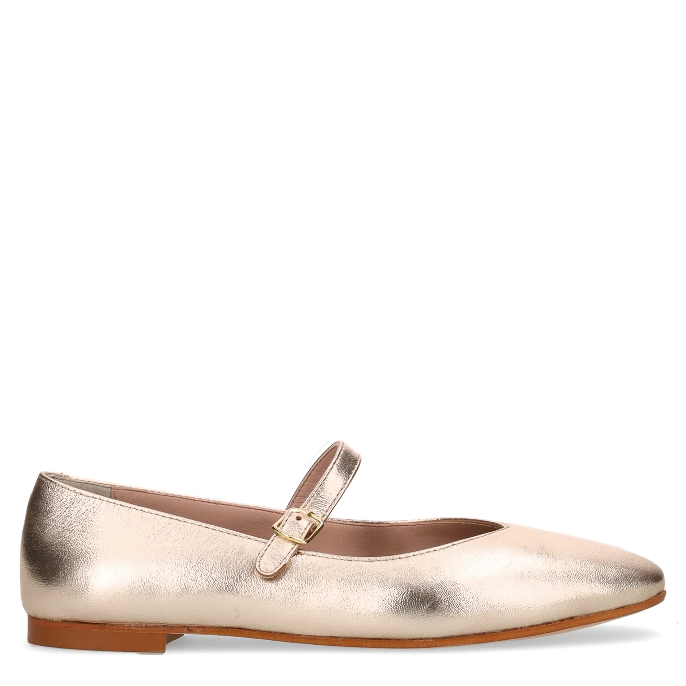 Ballerina con cinturino platino