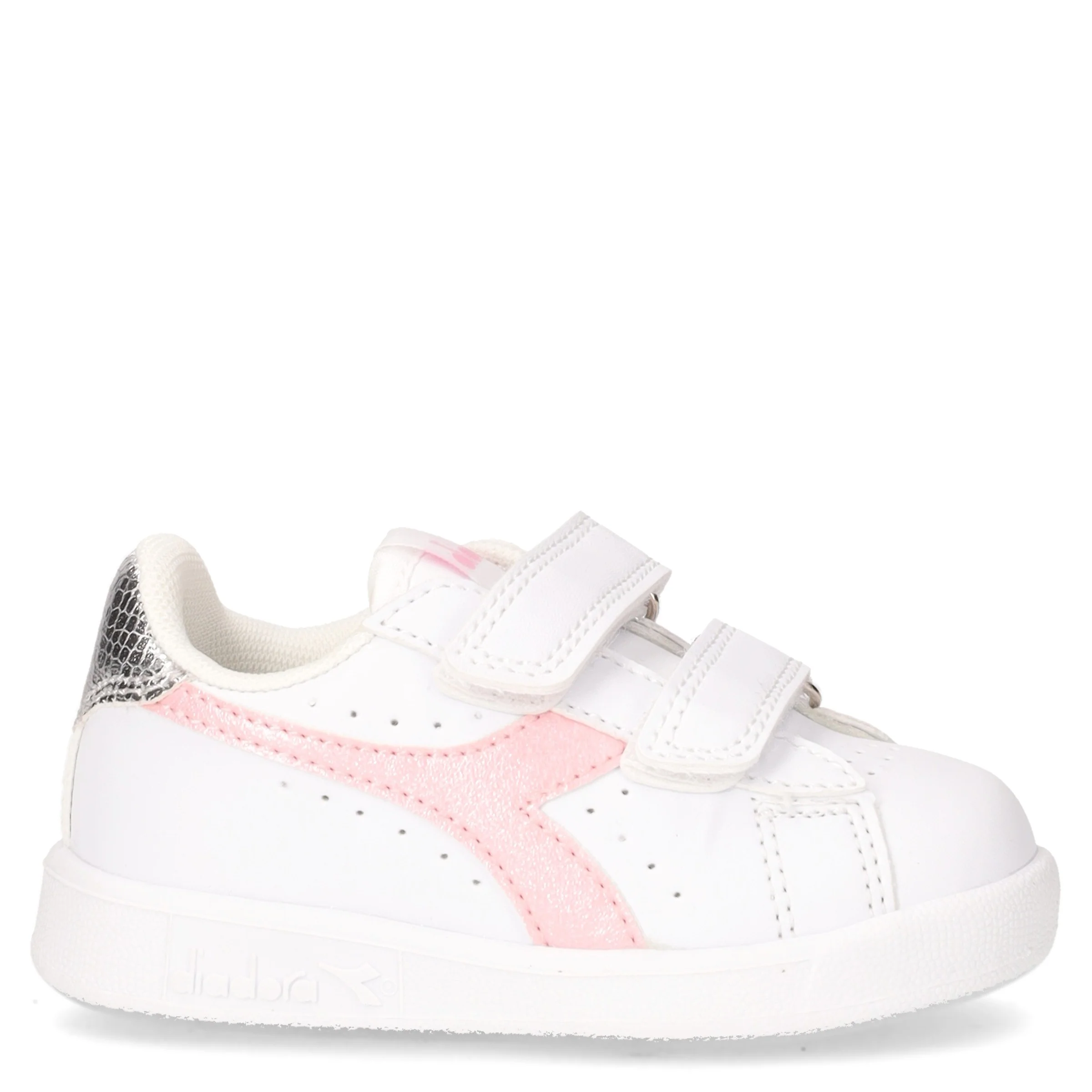 Game P Ballet sneaker bambina in ecopelle bianco rosa