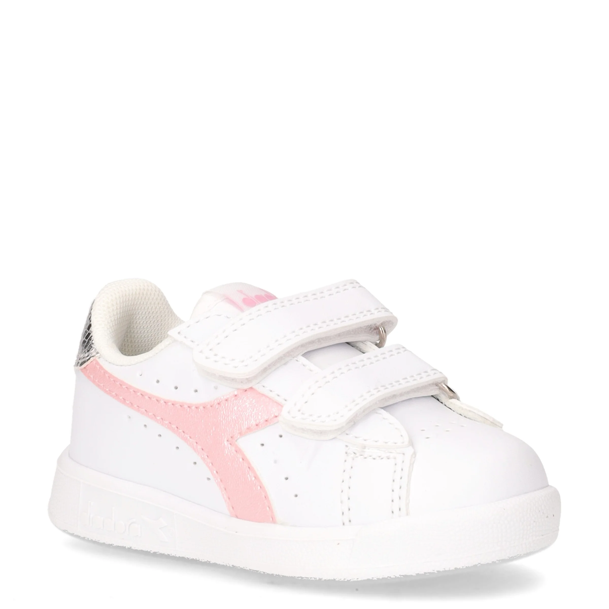 Game P Ballet sneaker bambina in ecopelle bianco rosa - Image 2