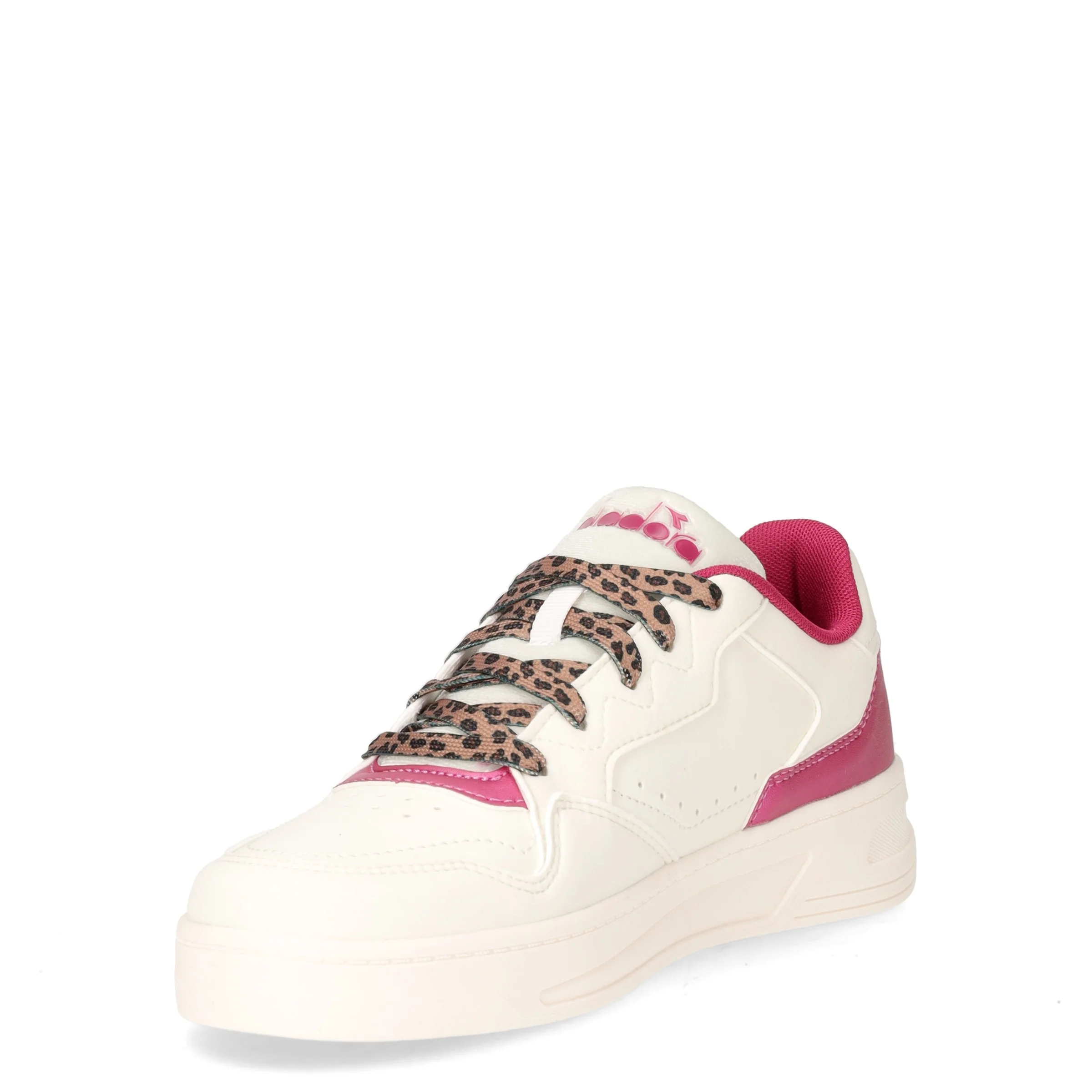 Ginger sneaker in ecopelle bianco fuxia - Image 3