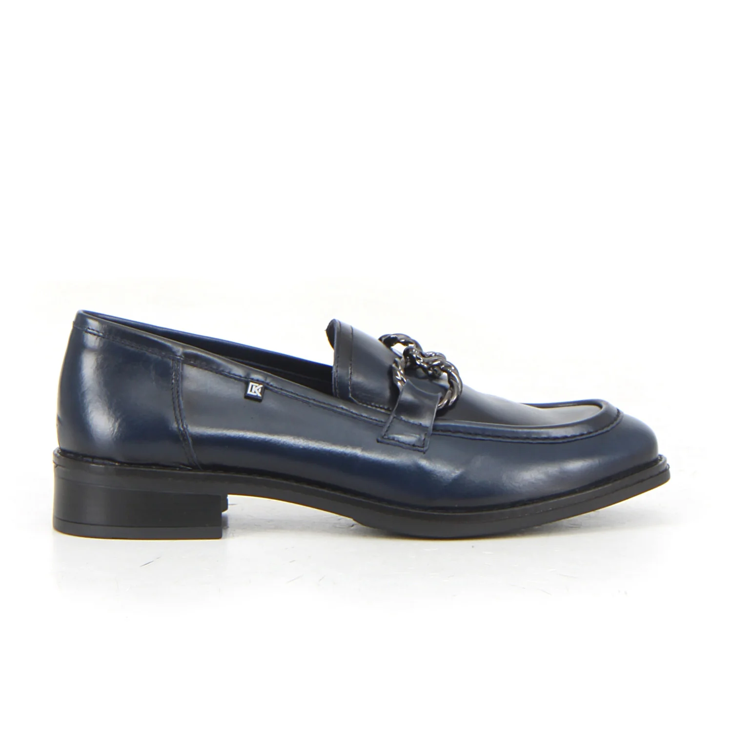 Mocassino con staffa marino