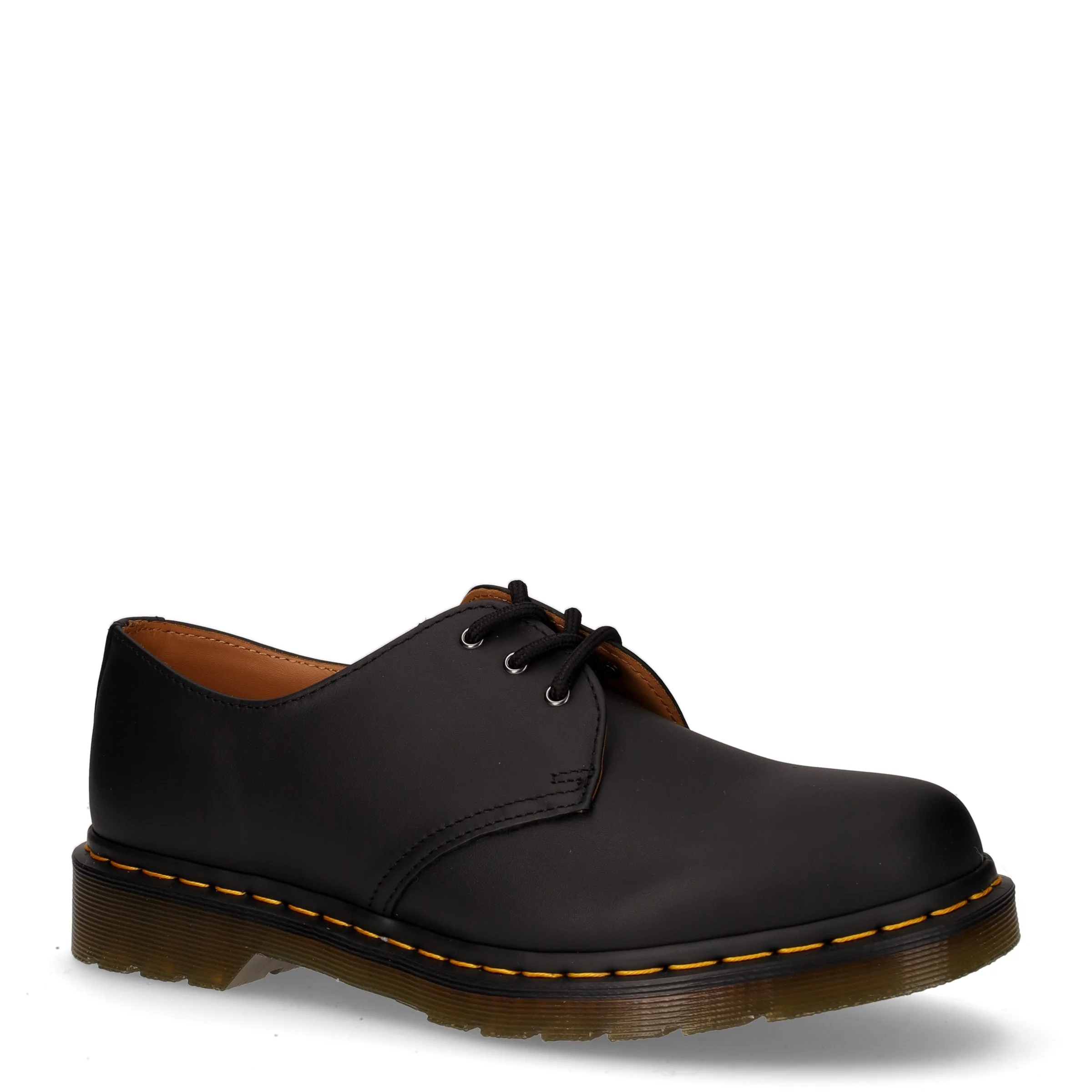 1461 stringata casual in pelle nappa nero - Image 2