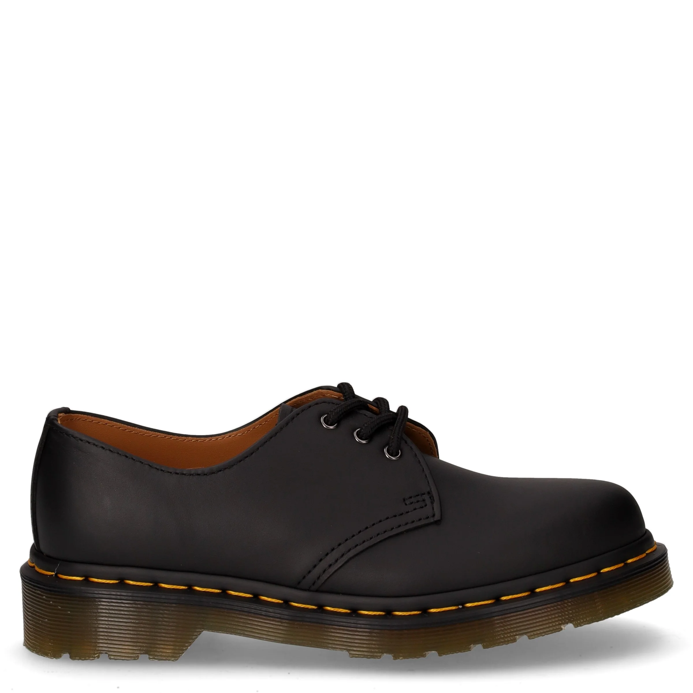 1461 stringata in pelle nappa nero nappa