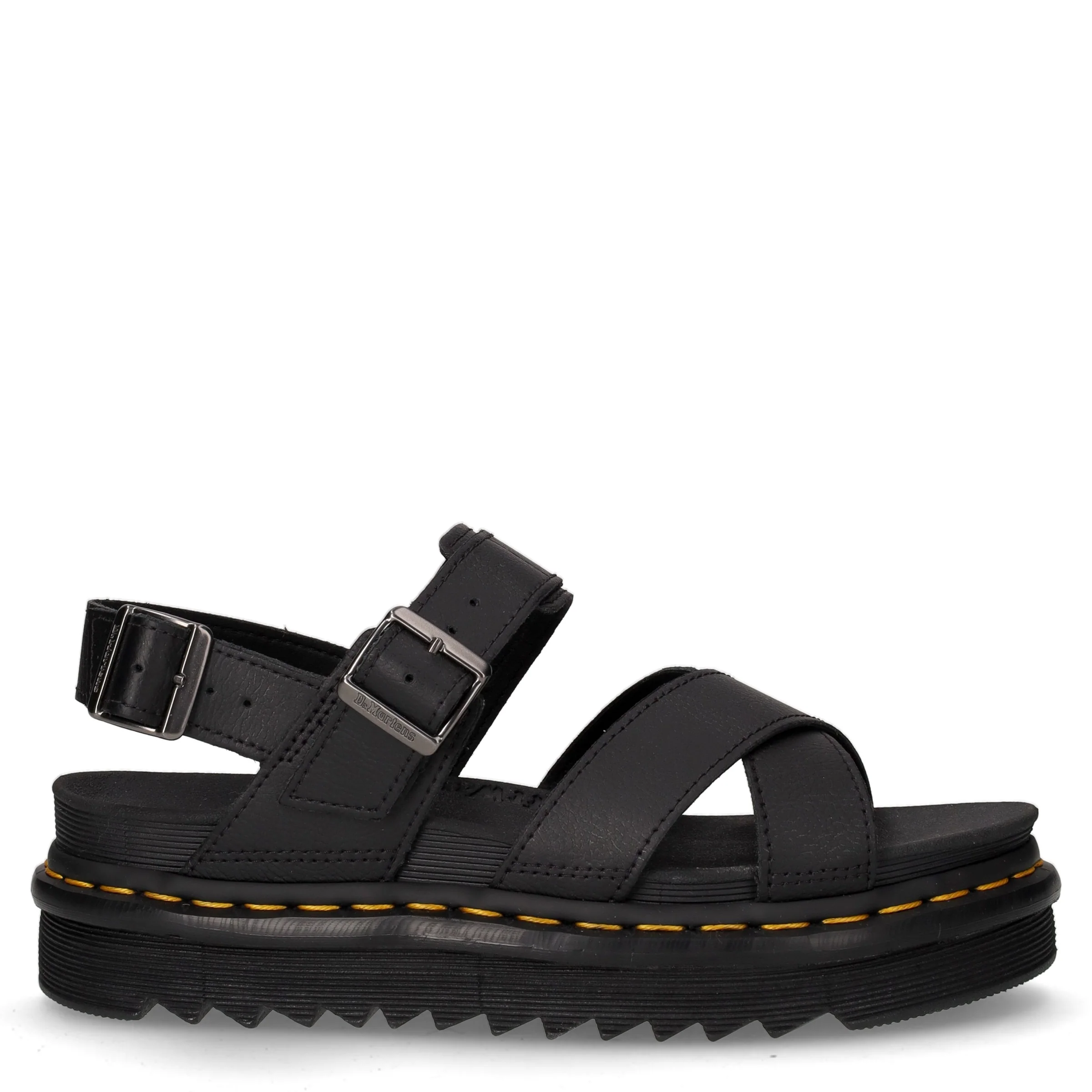 Voss II sandalo in pelle nero
