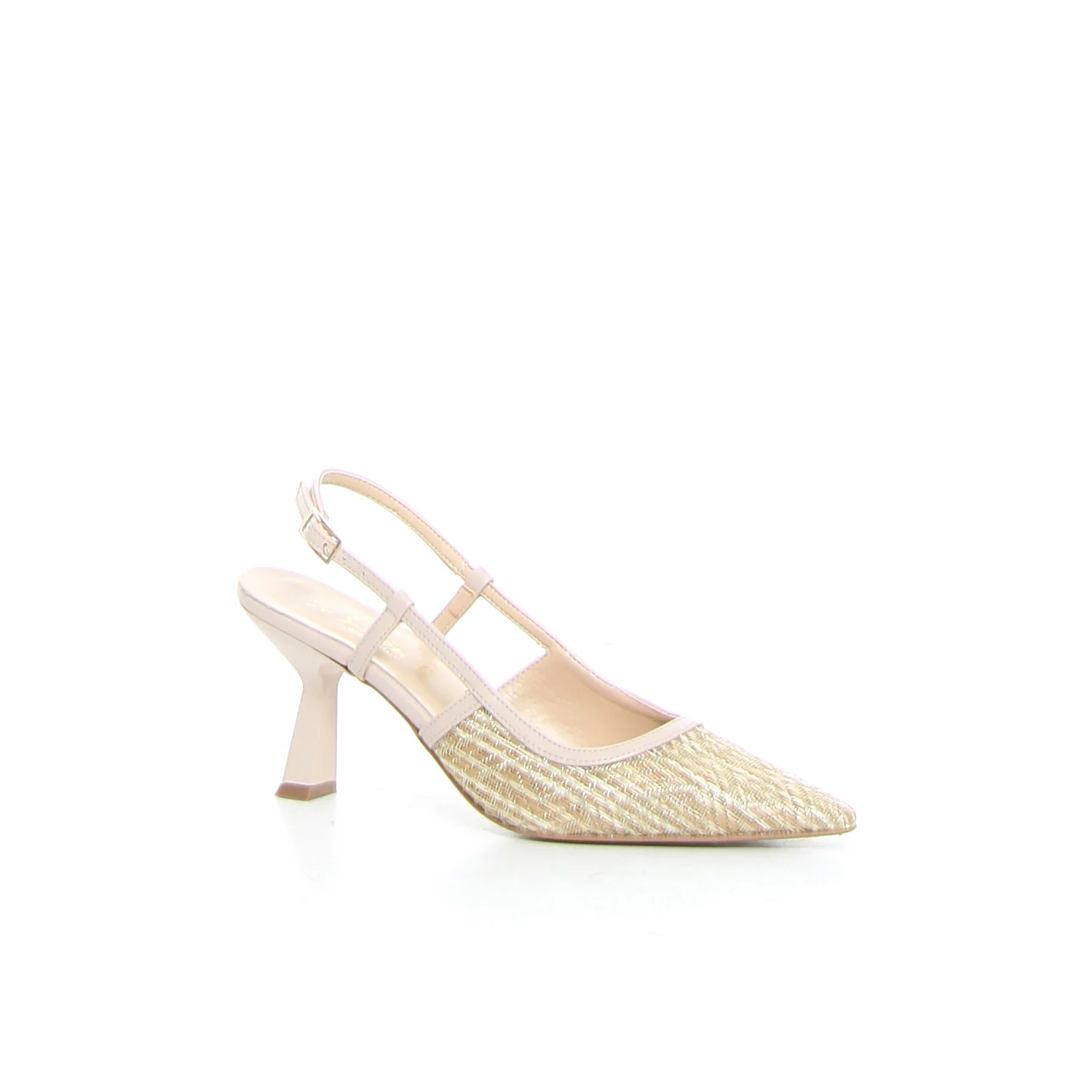 Décolleté a punta slingback beige nude - Image 2