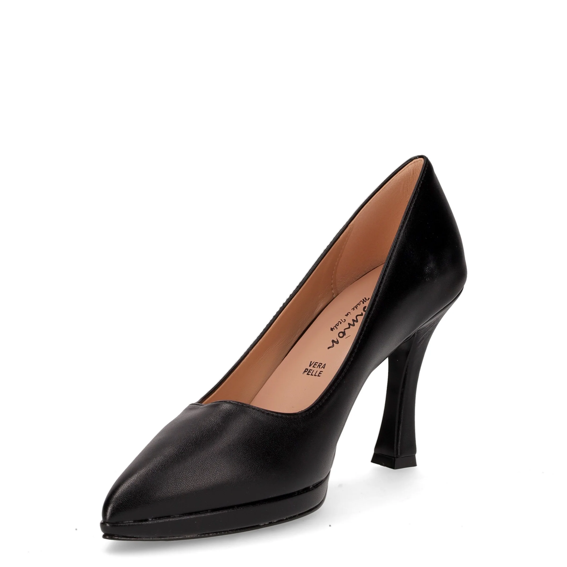 Décolleté in ecopelle nero - Image 3