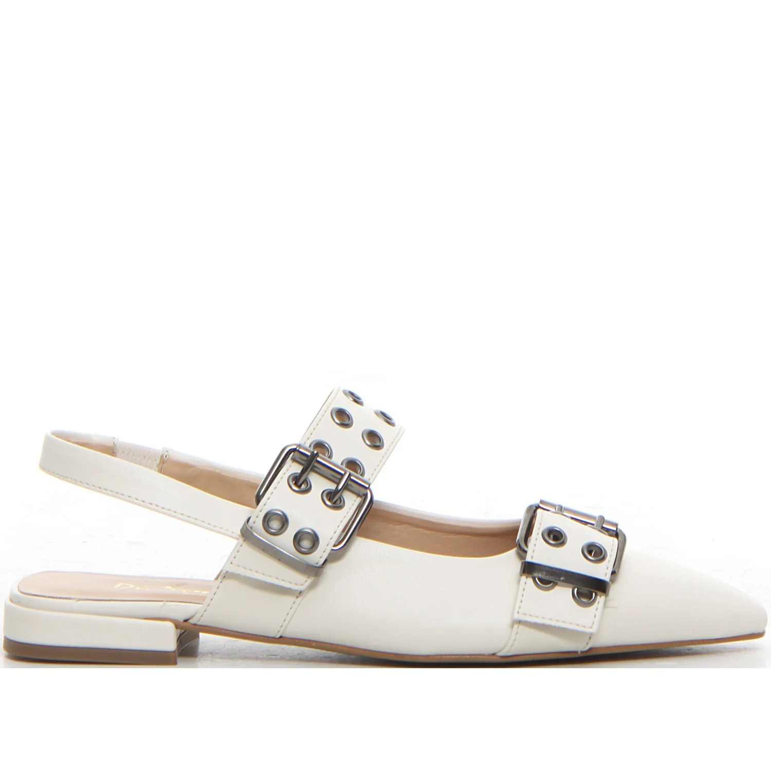 Décolleté slingback a punta burro