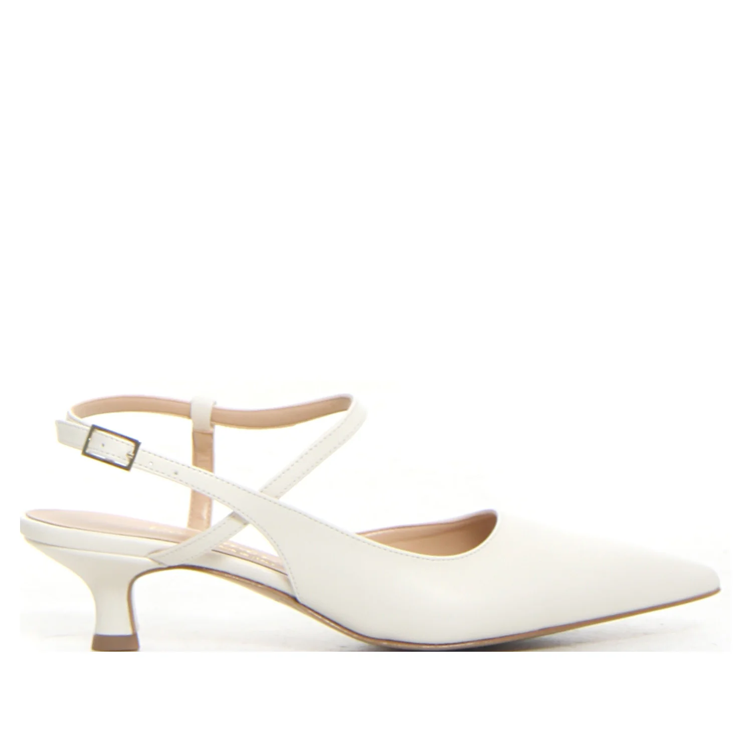 Décolleté slingback a punta burro