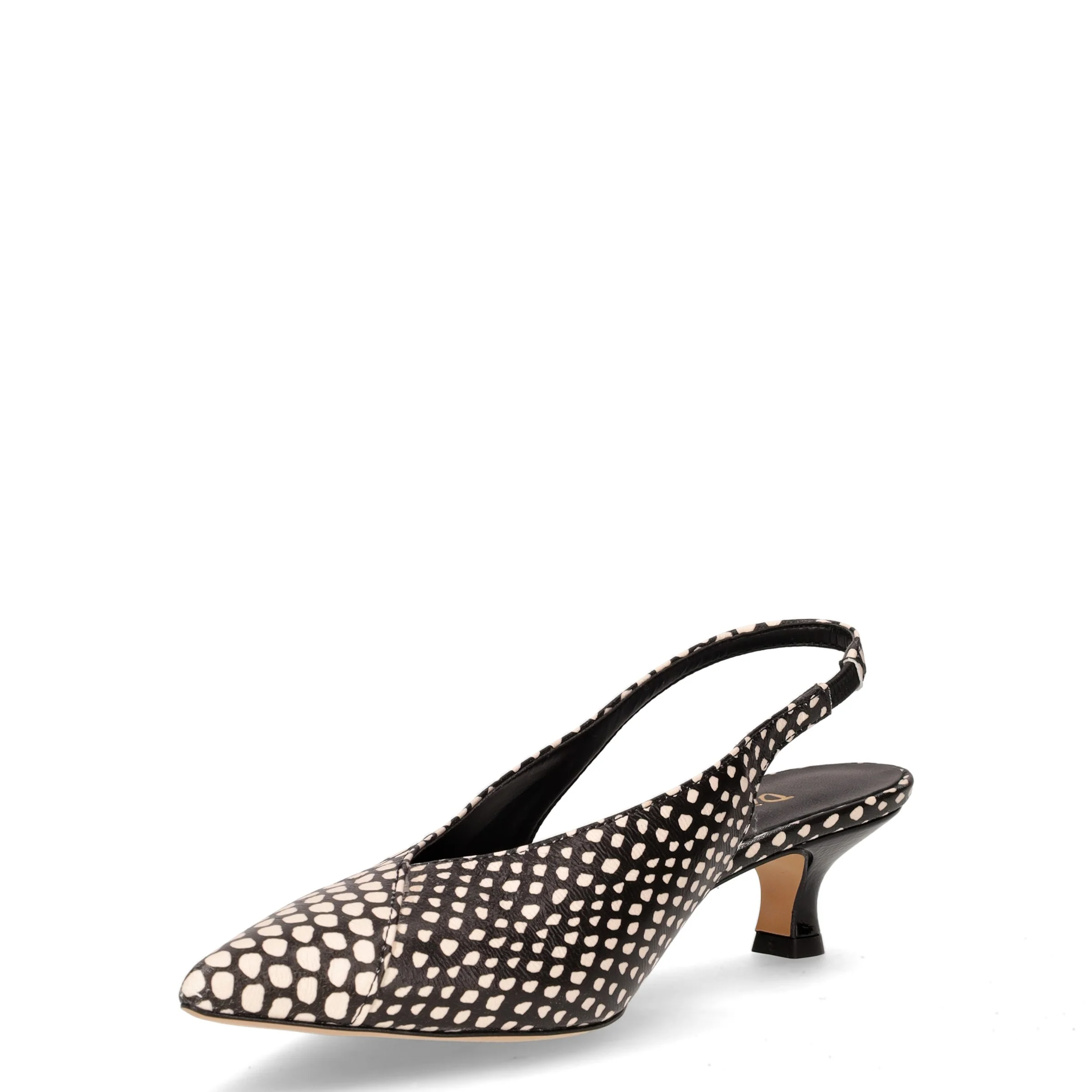 Décolleté slingback a punta in ecopelle burro - Image 3