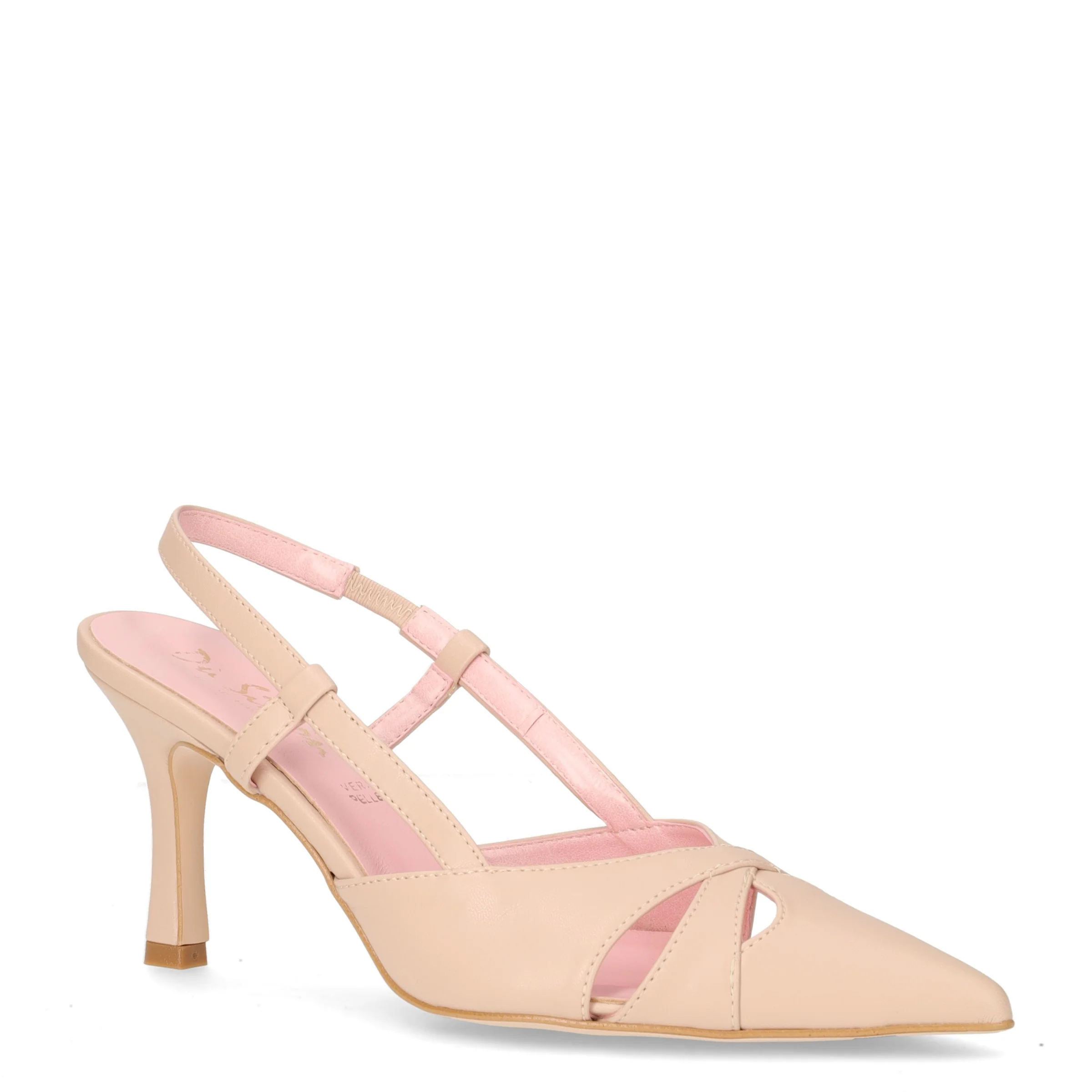 Décolleté slingback a punta in ecopelle nude - Image 2