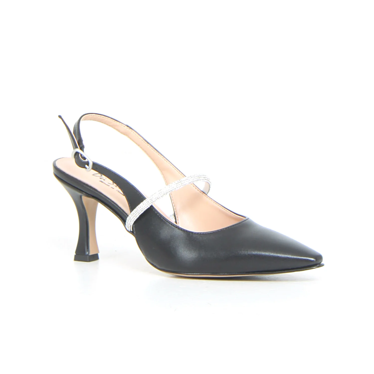 Décolleté slingback a punta nero - Image 2