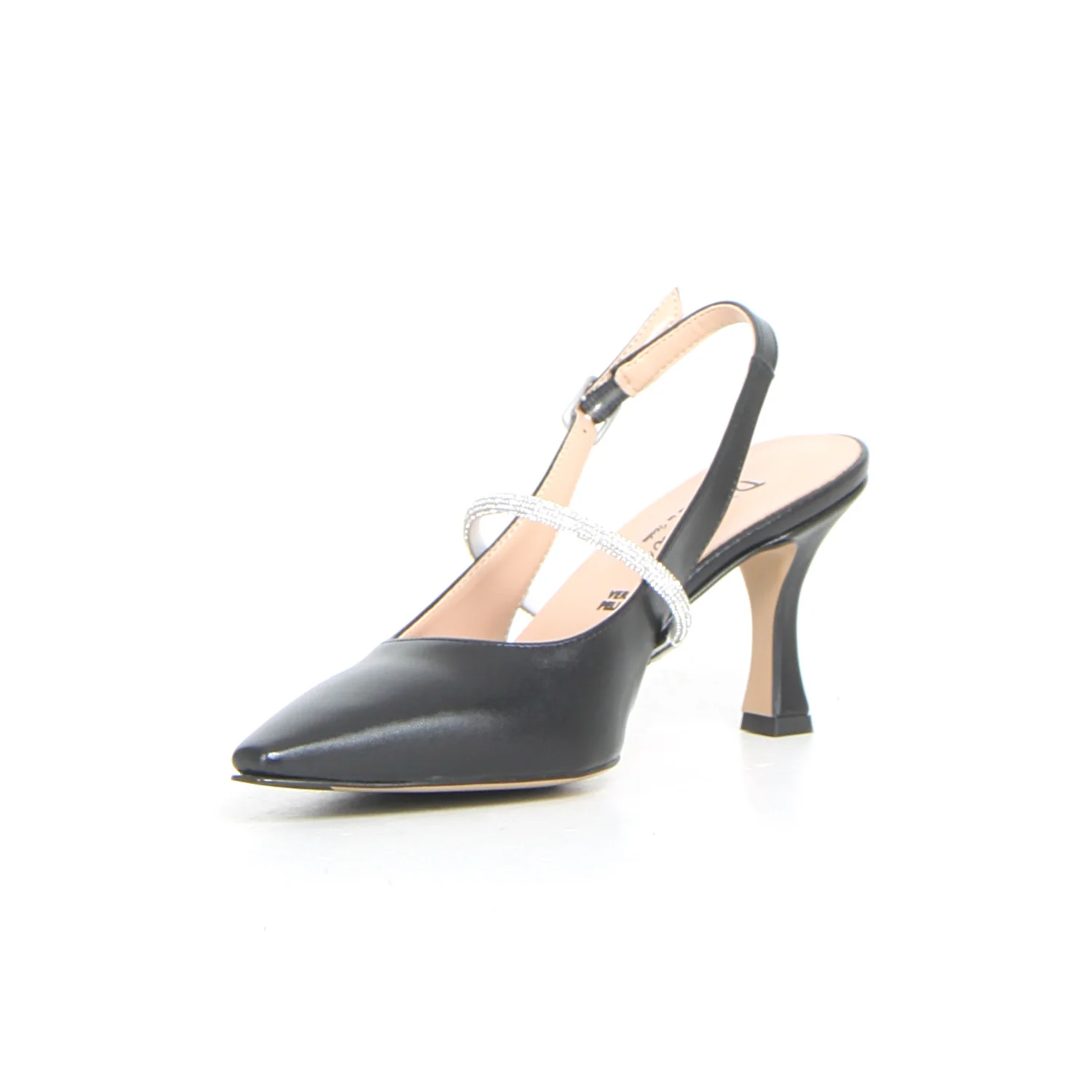 Décolleté slingback a punta nero - Image 3