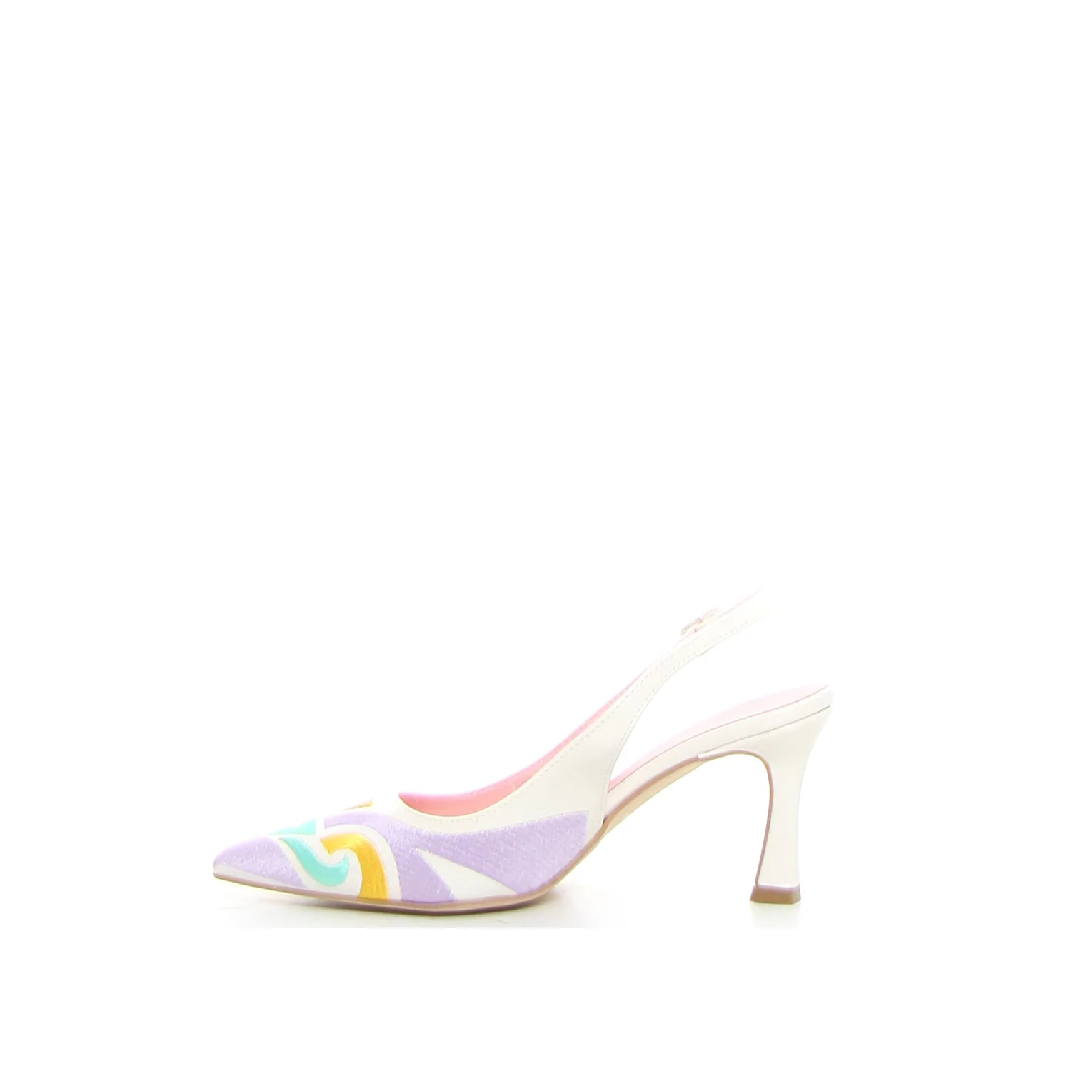Décolleté slingback a punta panna - Image 2