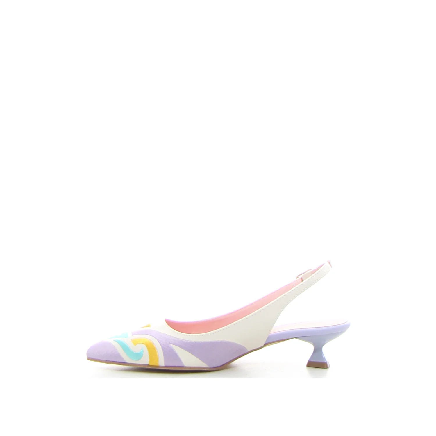 Décolleté slingback a punta panna - Image 2