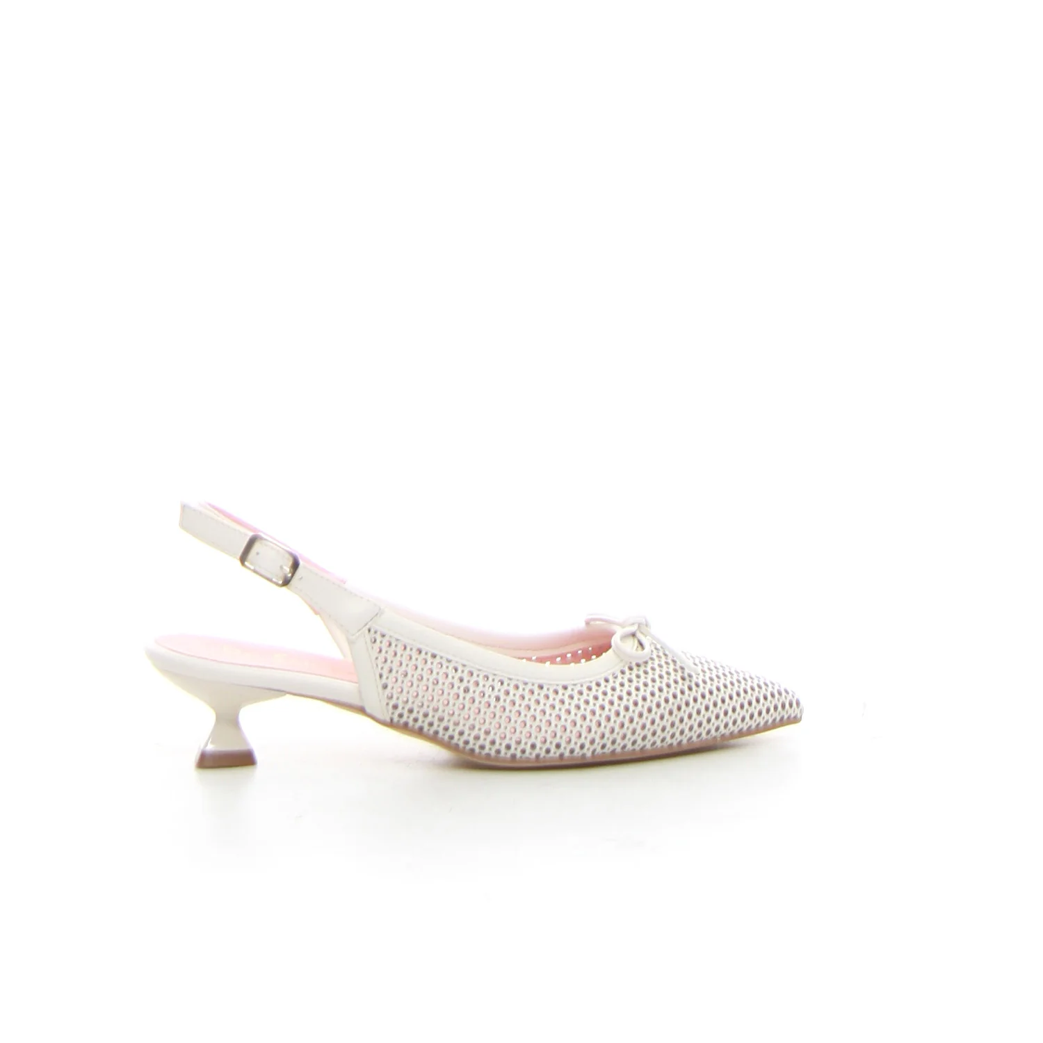 Décolleté slingback a punta panna