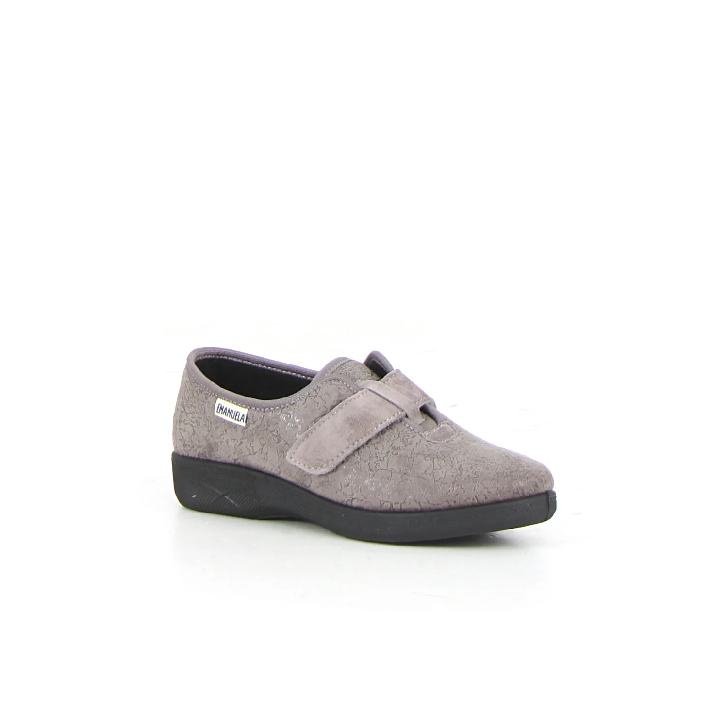 Pantofola con strappo grigio - Image 2