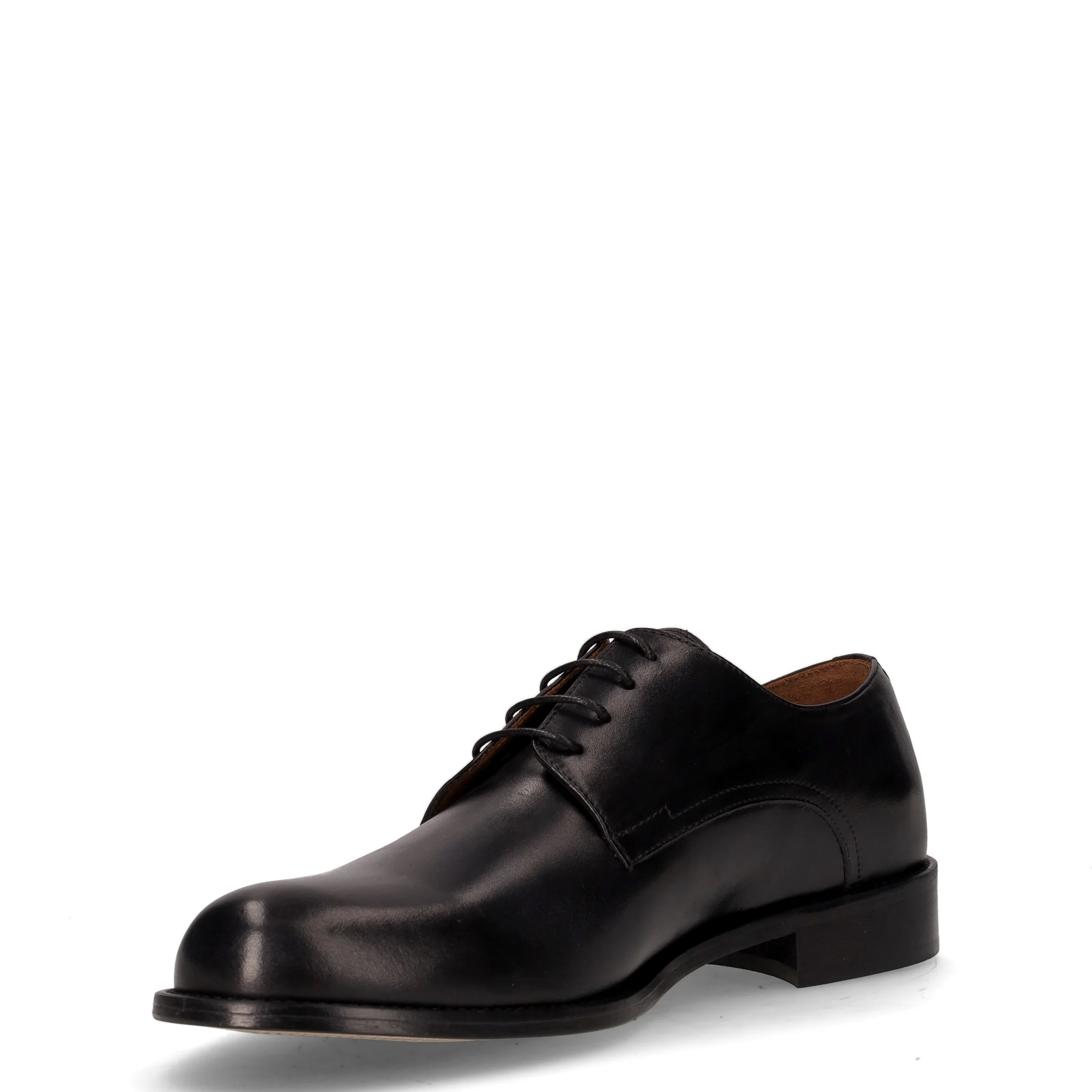Stringata in pelle nero - Image 3