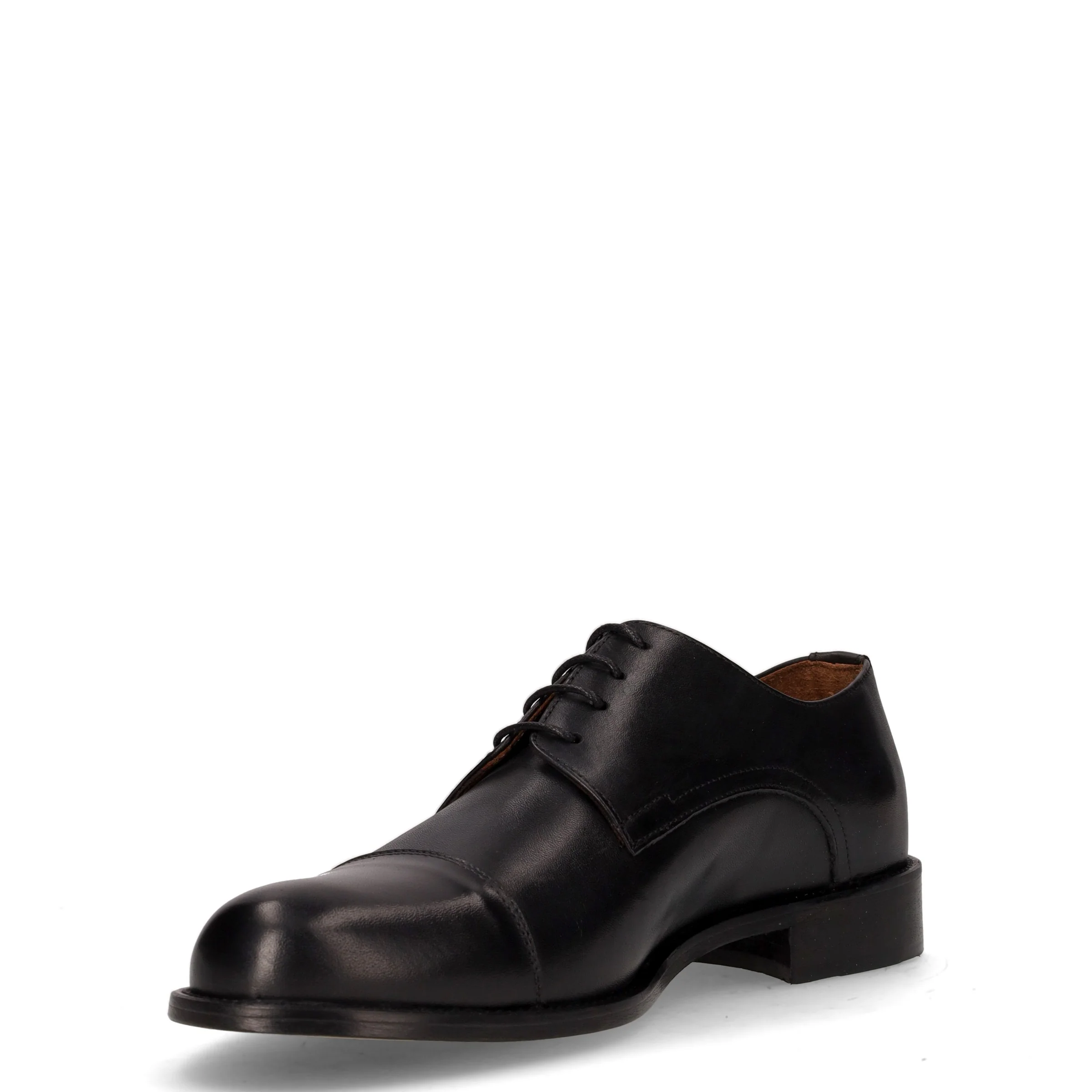 Stringata in pelle nero - Image 3