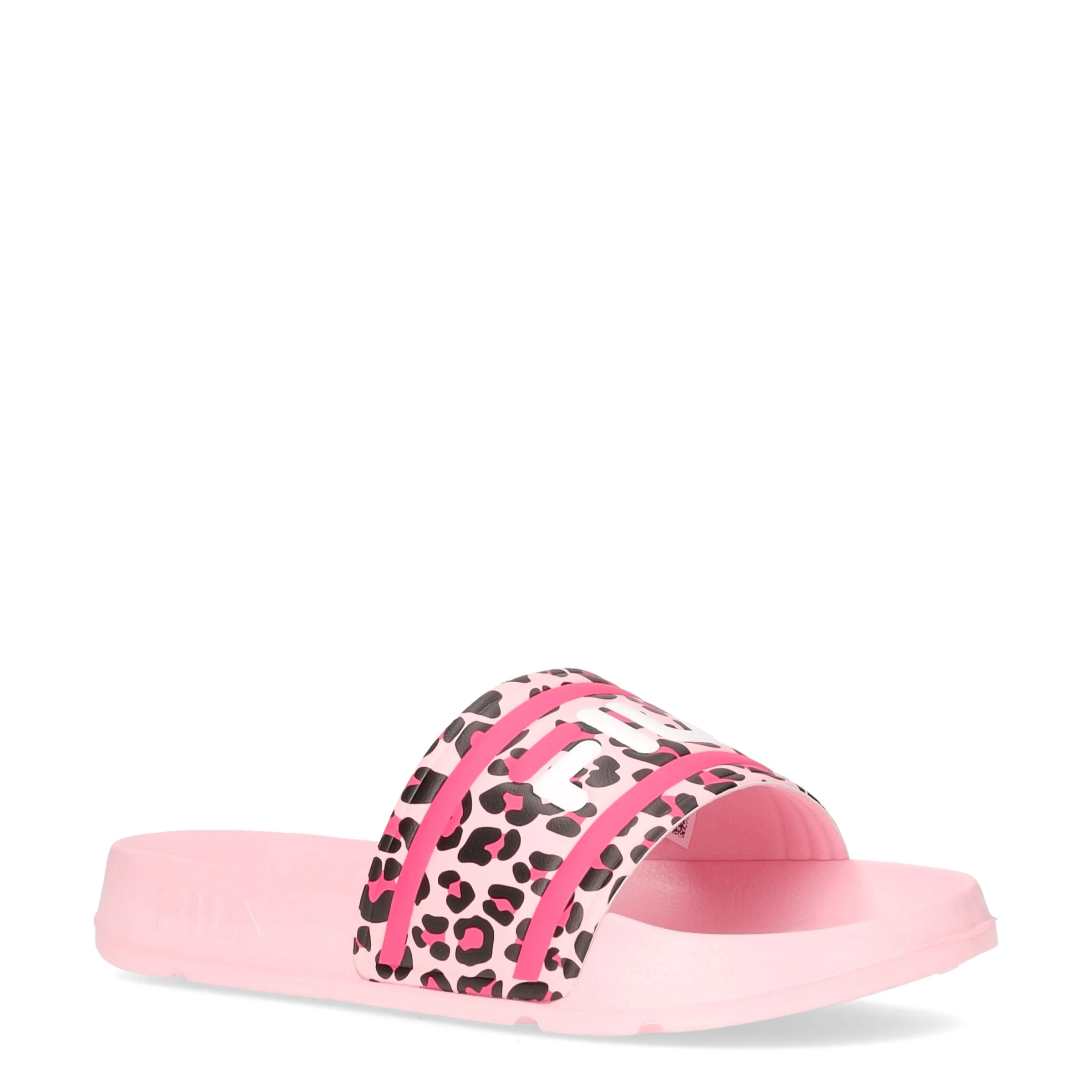 Morro Bay ciabatta di gomma ragazza pink a boo leopard - Image 2